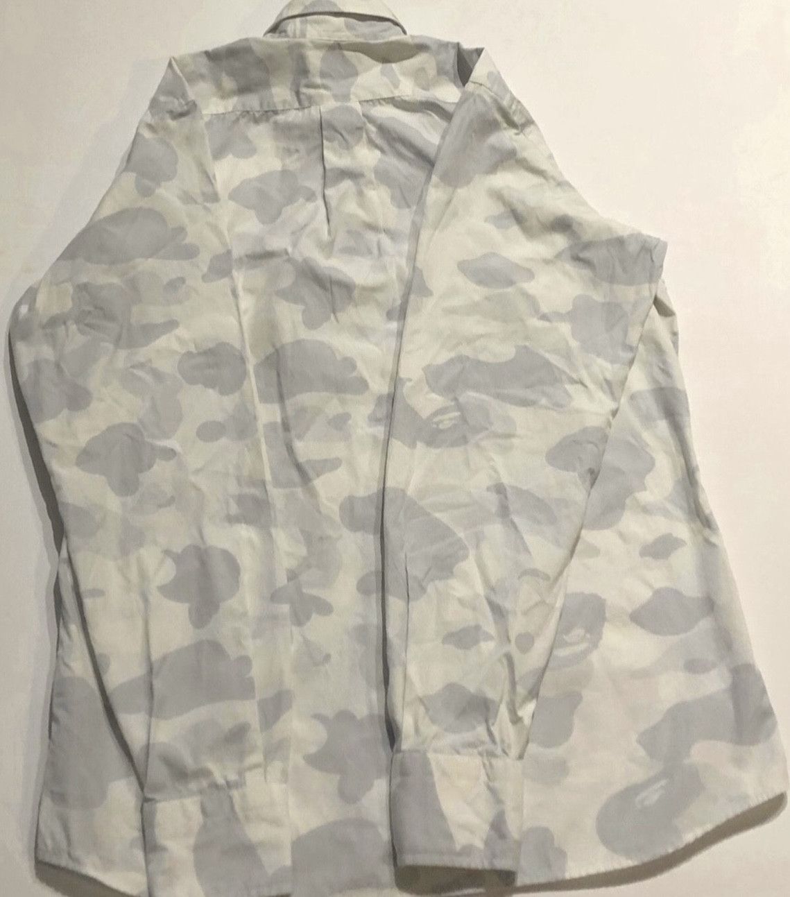 Bape Bape long sleeve camo button up shirt Size US S / EU 44-46 / 1 - 2 Thumbnail