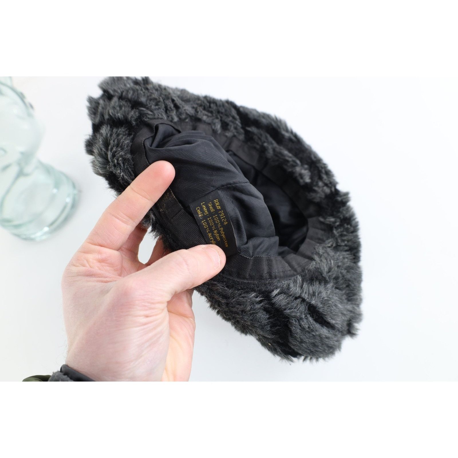 Vintage Vintage 90s Y2K Streetwear Babydoll Faux Fur Trim Bucket Hat Size ONE SIZE - 8 Thumbnail