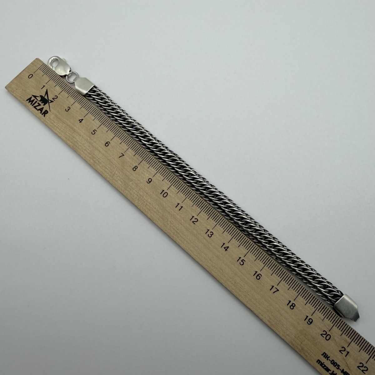 Sterling Silver Vintage Sterling Silver 925 Foxtail Chain Bracelet 20cm Size ONE SIZE - 6 Thumbnail