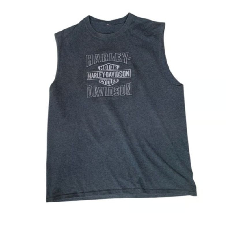 Harley Davidson Harley Davidson Men's XL T-Shirt Cutoff Harley Logo Classic Size US XL / EU 56 / 4 - 6 Thumbnail