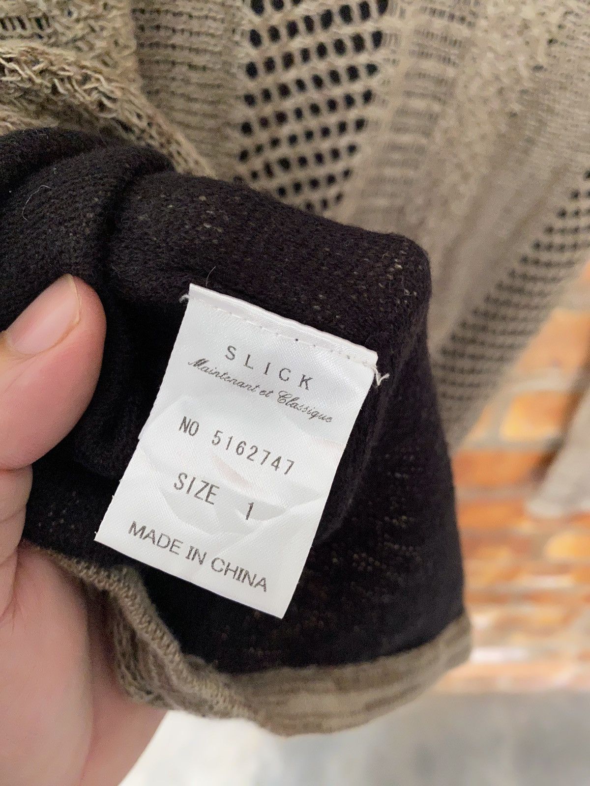 General Research × Japanese Brand × Slick SLICK Japan Mesh spider Web Knit Size US S / EU 44-46 / 1 - 21 Thumbnail