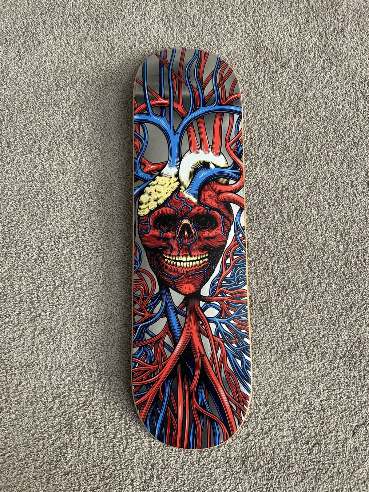 StrangeLove Skateboards StrangeLove Heart Skull Skateboard Deck Size ONE SIZE - 1 Thumbnail
