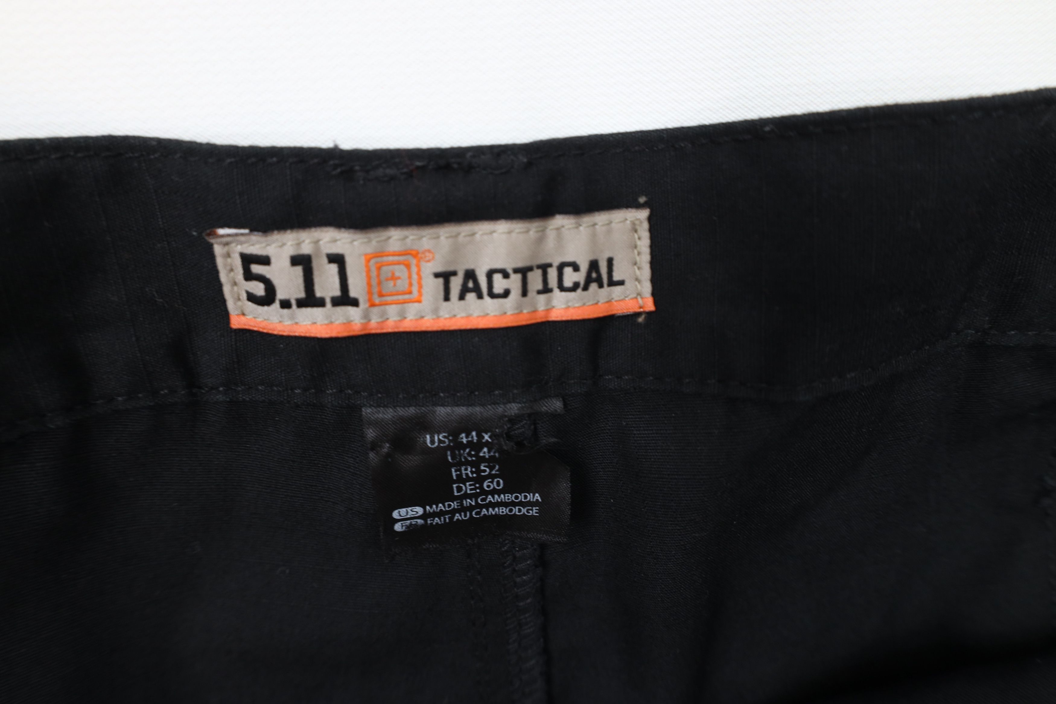 Vintage 5.11 Tactical Series Ripstop Taclite Cargo Pants Black Size US 44 / EU 60 - 8 Thumbnail