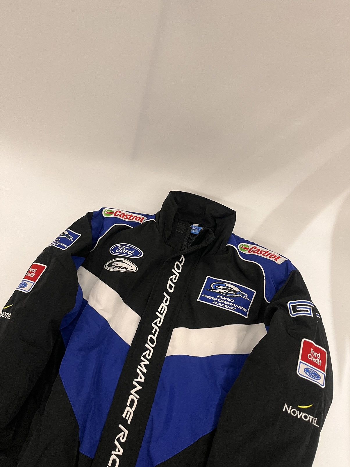 NASCAR Brand new Navy/Blue Ford racing F1 embroidered jacket Size US M / EU 48-50 / 2 - 4 Thumbnail