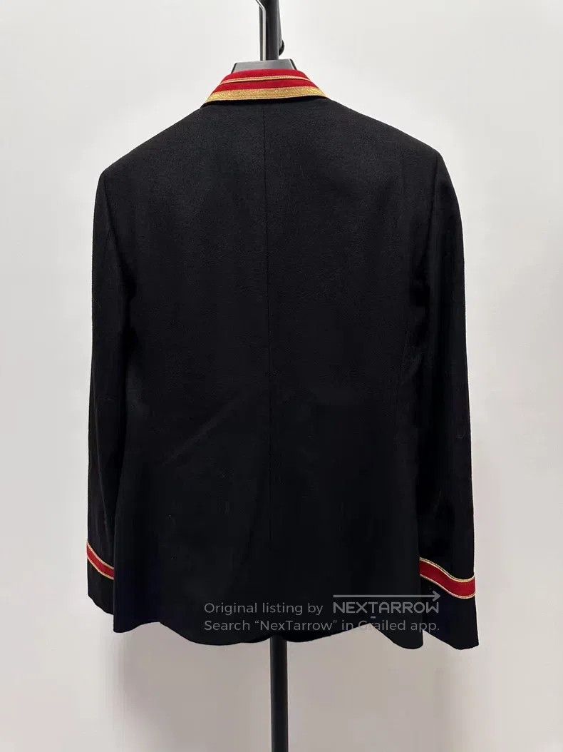 Saint Laurent Paris Saint Laurent Paris Black and Red Court Jacket Size US M / EU 48-50 / 2 - 2 Thumbnail