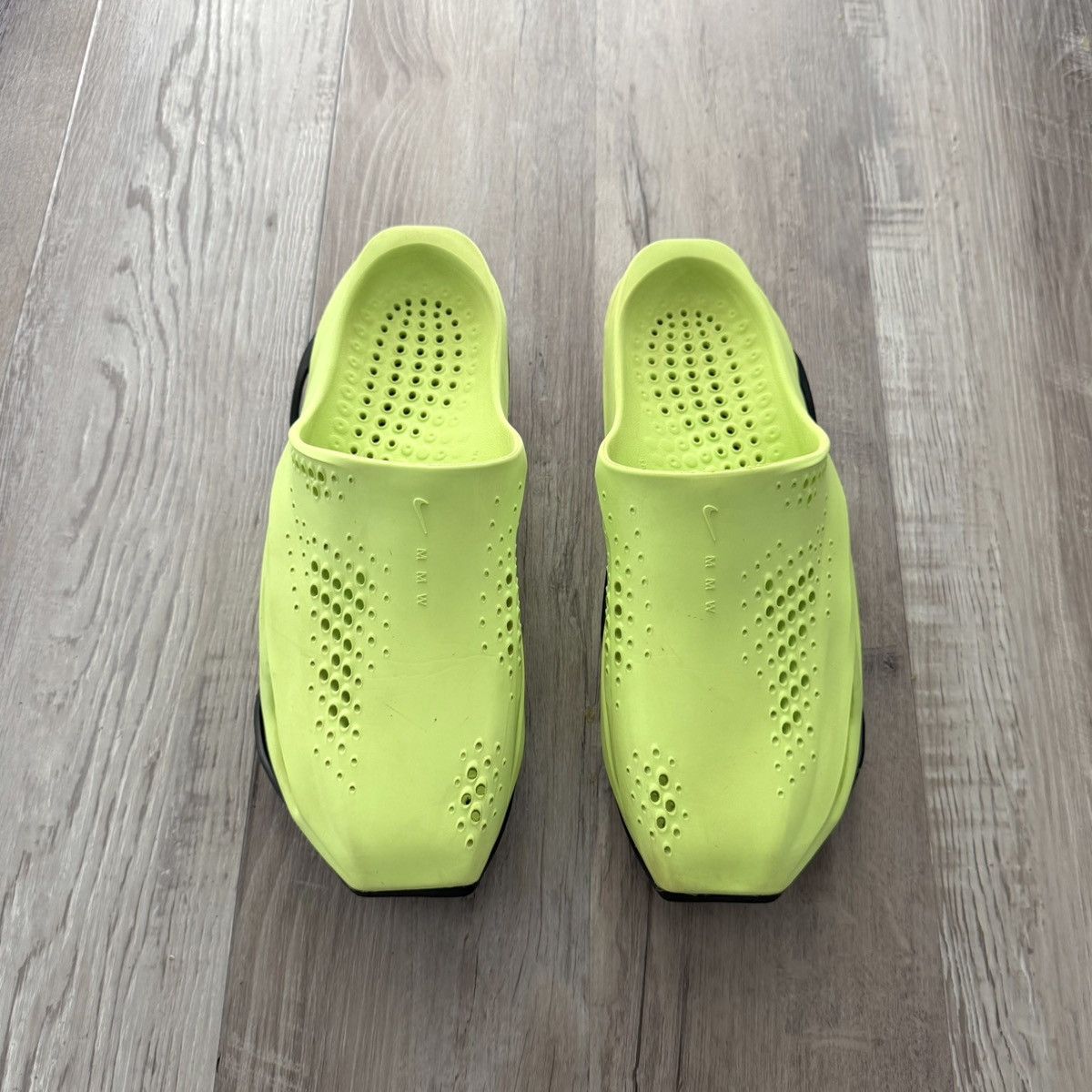 MMW × Nike NIKE • MMW 005 Slide "Volt" (12M) Size US 12 / EU 45 - 4 Thumbnail