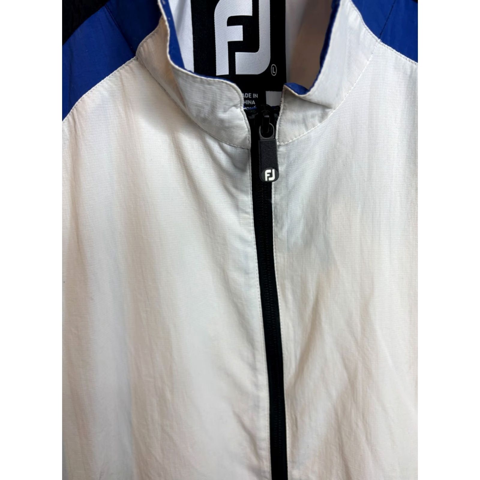 Footjoy Footjoy FJ 1/4 Zip Pullover Jacket Windbreaker Men's L White 564 Size US L / EU 52-54 / 3 - 4 Thumbnail