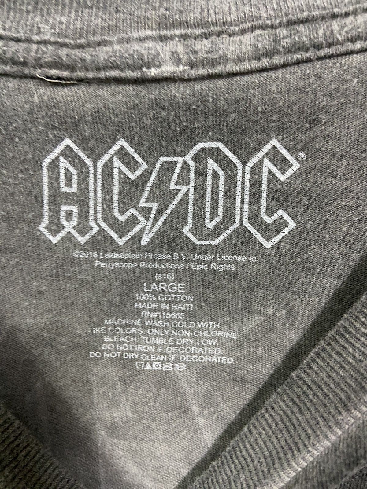 AC/DC × Band Tees × Vintage Vintage AC/DC T-shirt Highway To He’ll Tour 79 Crew Y2K 90s Size US L / EU 52-54 / 3 - 4 Thumbnail