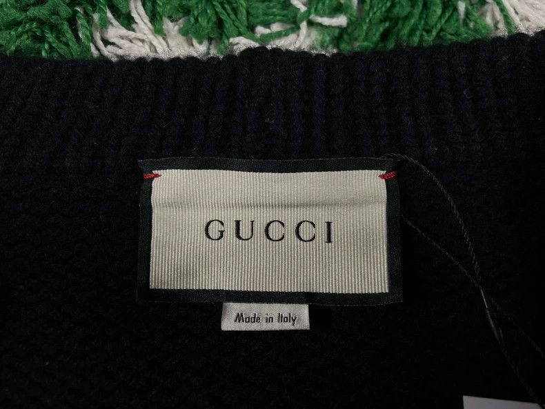 Gucci Gucci Red and green stitching knitted sweater cardigan jack Size US S / EU 44-46 / 1 - 5 Thumbnail