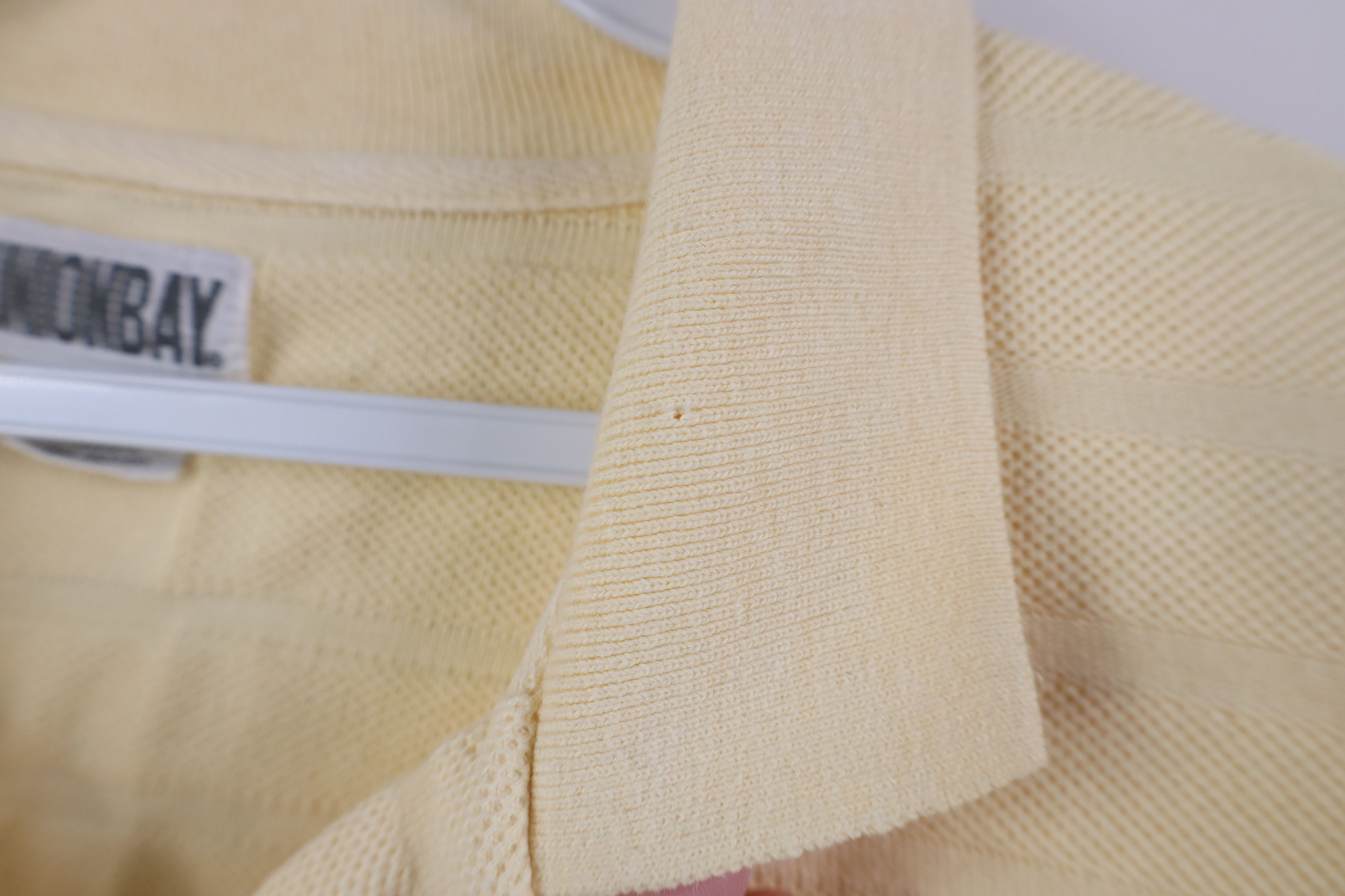 UNIONBAY Vintage 90s Unionbay Baggy Striped Thermal Long Sleeve Polo Size US S / EU 44-46 / 1 - 6 Thumbnail