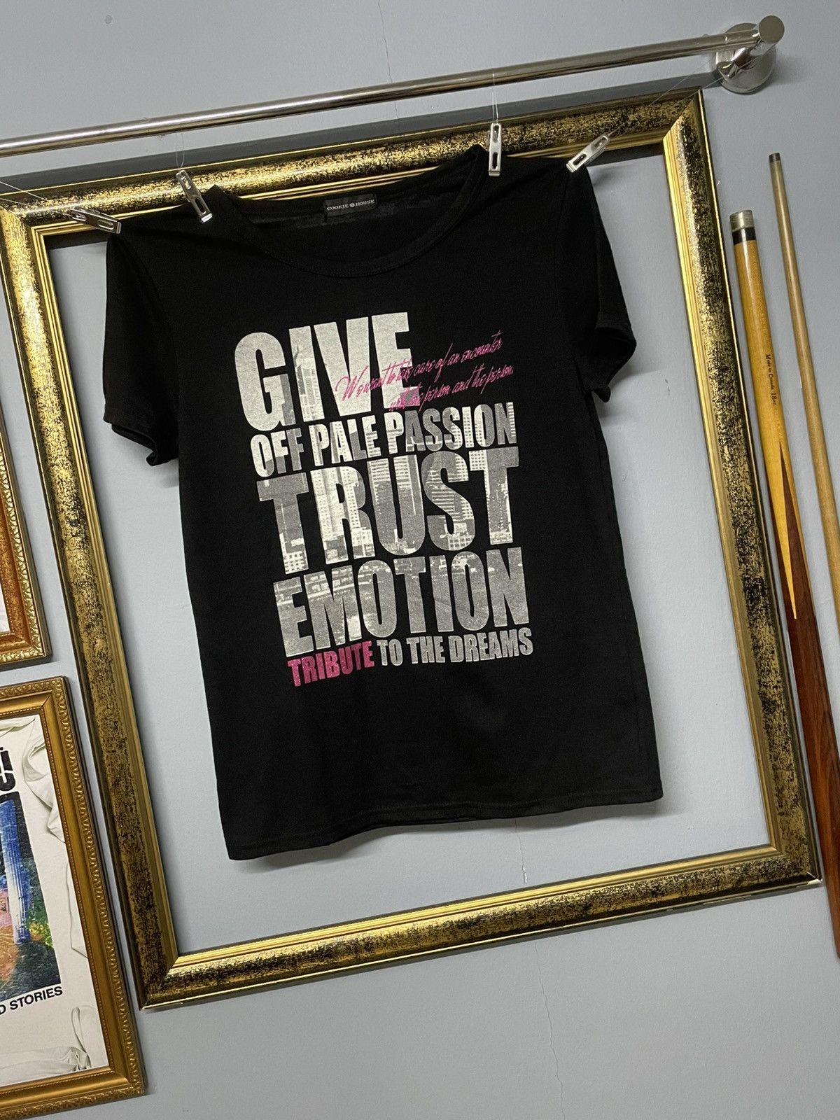Japanese Brand Vintage Japan Designer Cookie House Trust Emotion Poem Tee Size US S / EU 44-46 / 1 - 2 Thumbnail