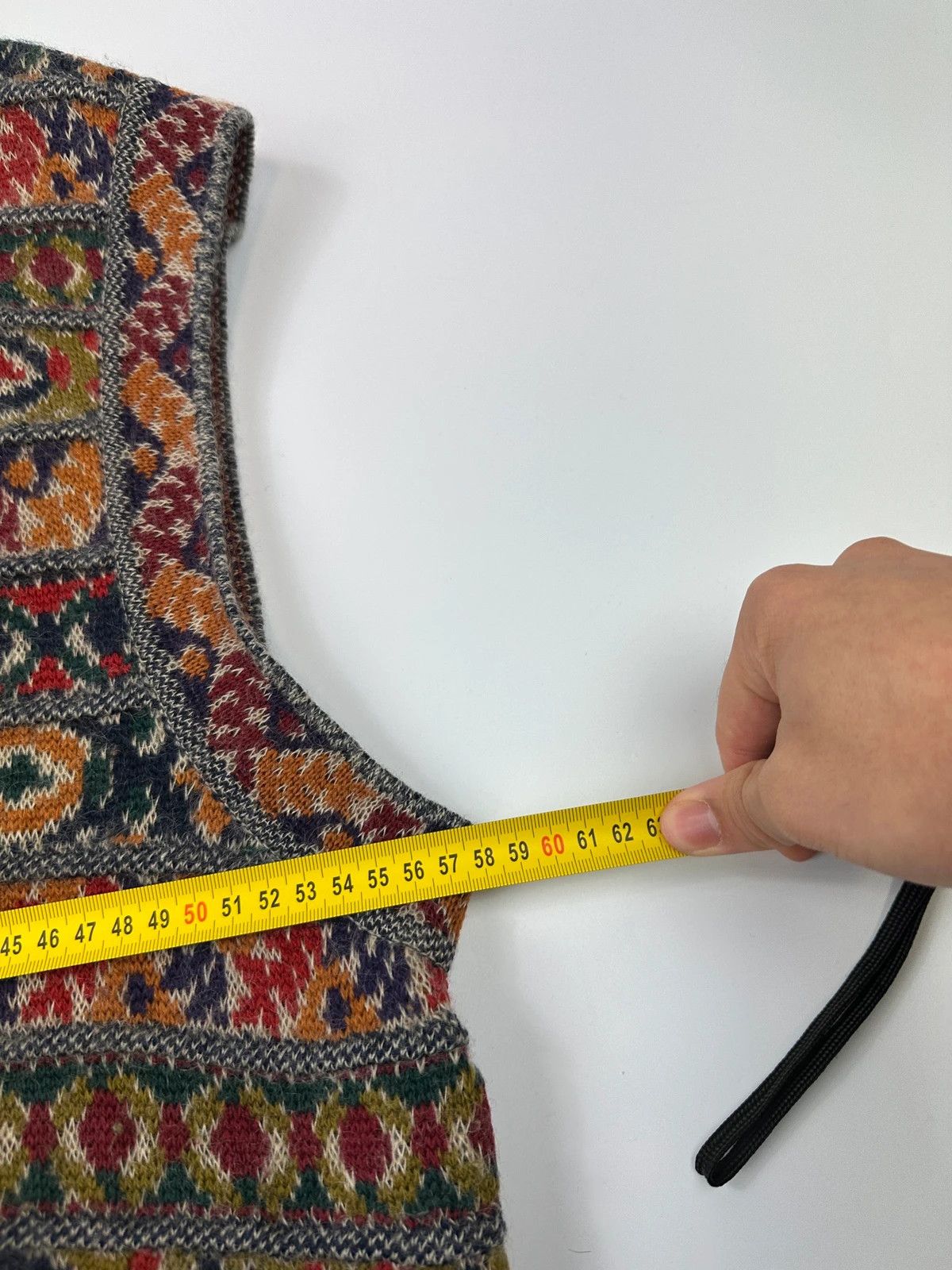 Missoni Missoni 90s Multicolor Jacquard Wool Mohair Cardigan Vest Size US L / EU 52-54 / 3 - 11 Thumbnail