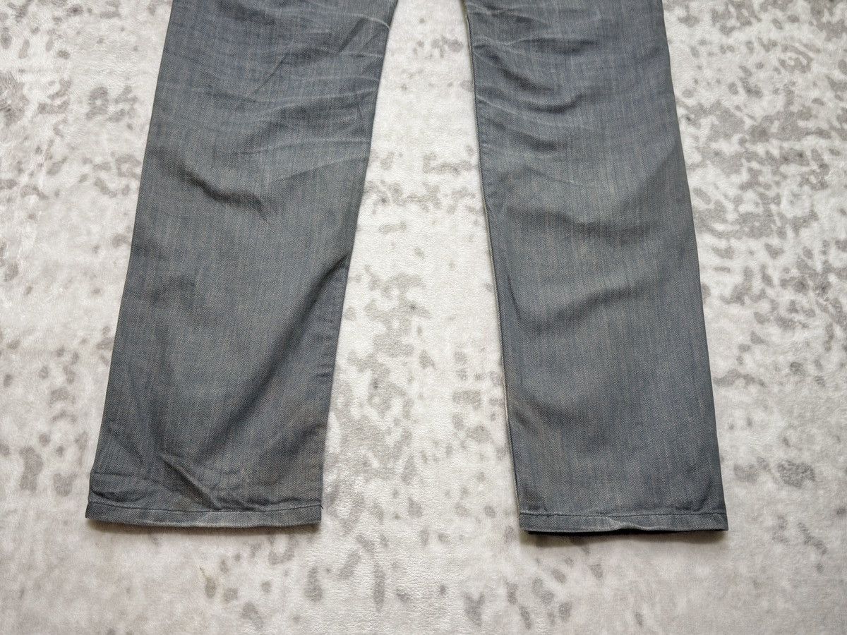 Kapital Vintage Back Number Claw Marks Straight Faded Grey Jeans Size US 34 / EU 50 - 13 Thumbnail