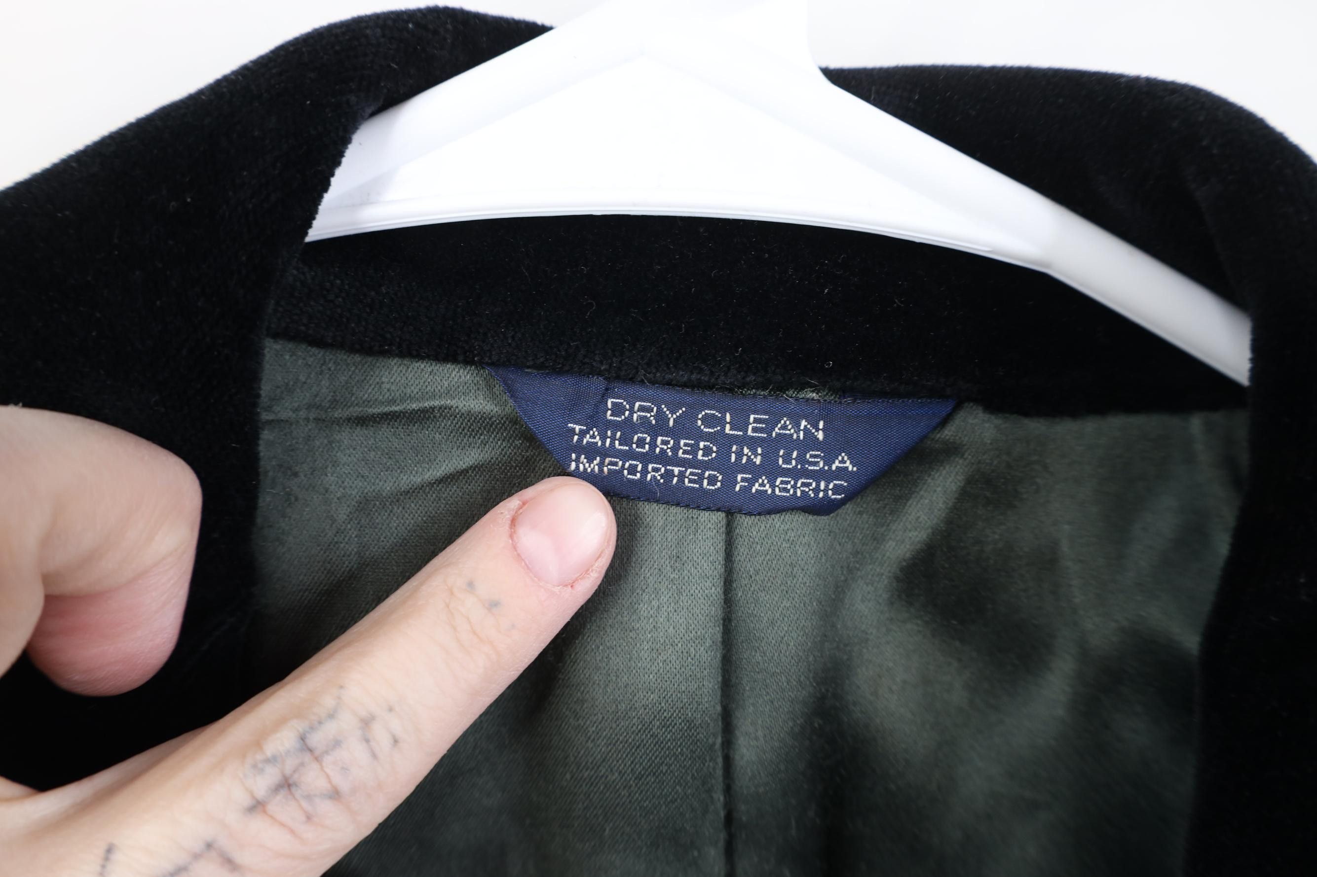 Vintage Vintage 70s Streetwear Wool Herringbone Overcoat Gray USA Size US XXL / EU 58 / 5 - 4 Thumbnail