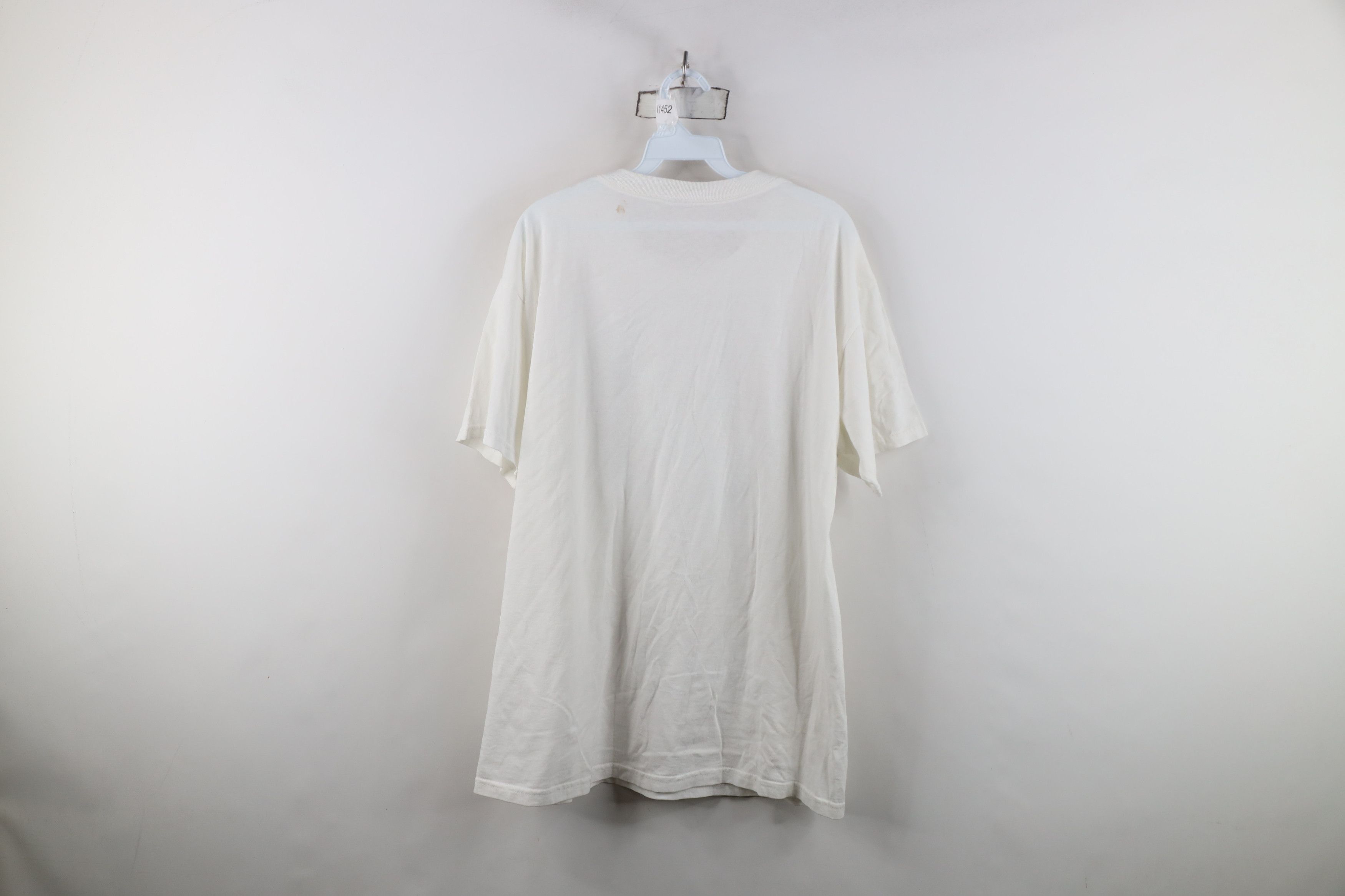Vintage Vintage 90s Y2K Streetwear Nature Butterfly T-Shirt White Size XL / US 12-14 / IT 48-50 - 12 Thumbnail