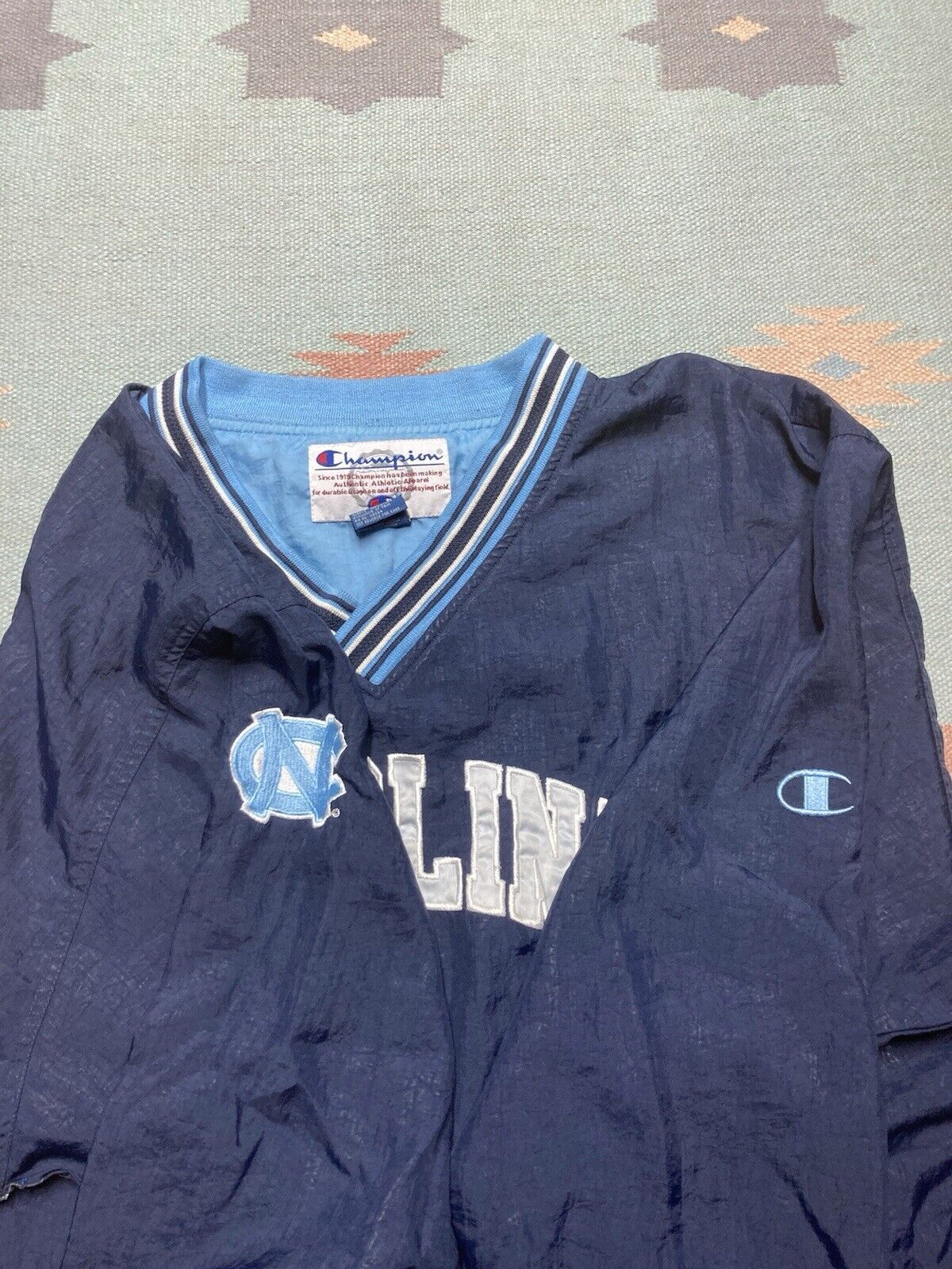 Champion × Vintage champion windbreaker jacket UNC north carolna Tar Heels XXL Size US XXL / EU 58 / 5 - 6 Thumbnail