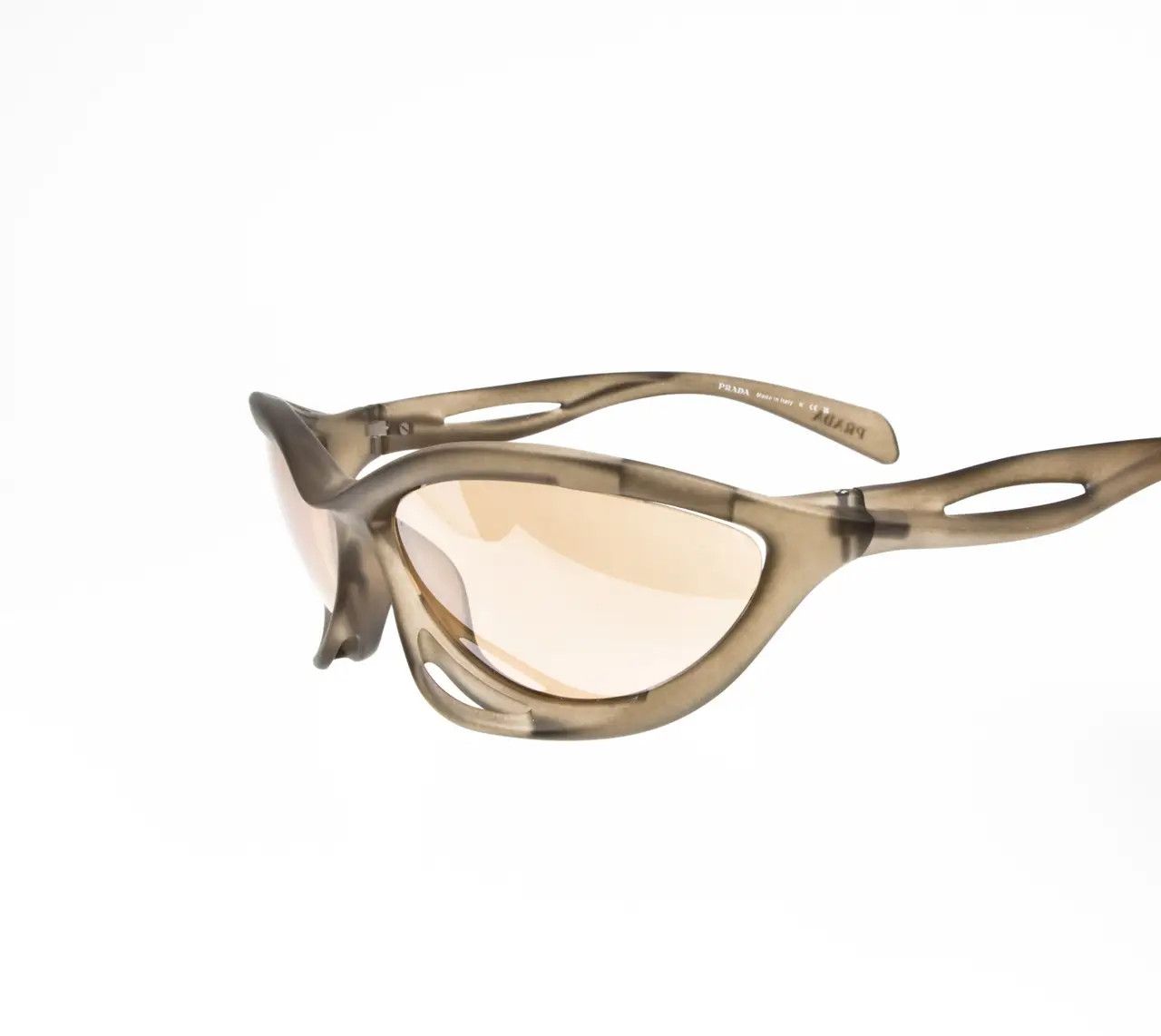 Prada Prada SPR A26 16V-10H Sunglasses Size ONE SIZE - 3 Thumbnail