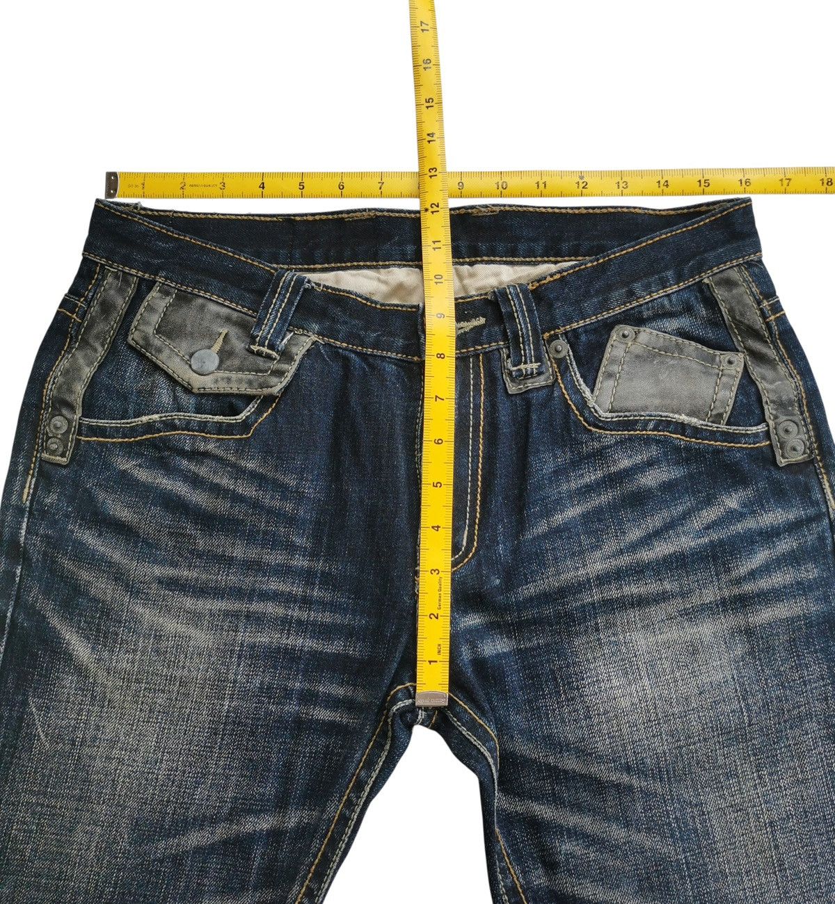 Japanese Brand Japanese Distressed Flared Clawmark Lookalike Tornado Mart Size US 32 / EU 48 - 10 Thumbnail
