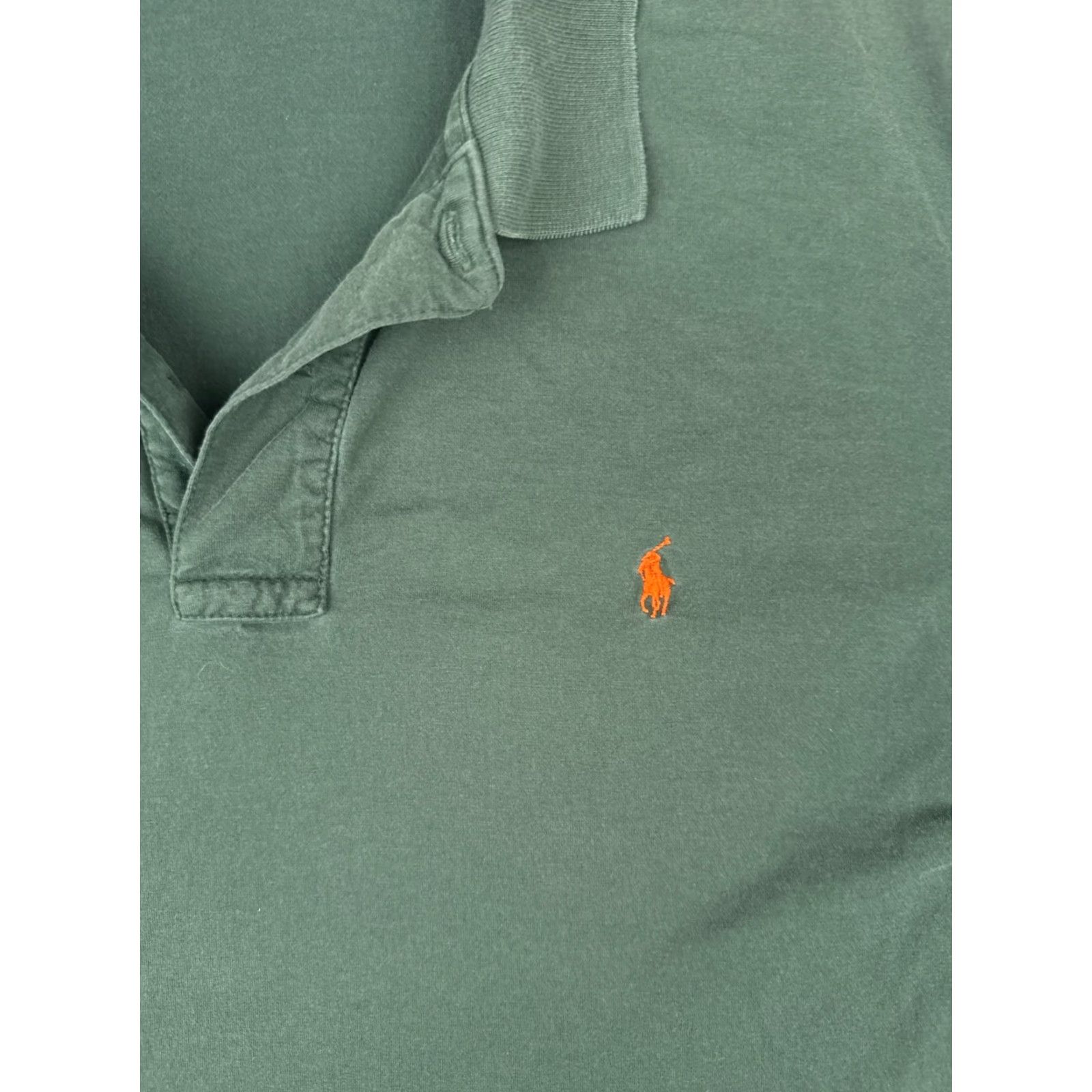 Ralph Lauren VINTAGE Ralph Lauren Polo Shirt Men XL Green Short Sleeve 100% Cotton Slim Logo Embroidered Size US XL / EU 56 / 4 - 6 Thumbnail