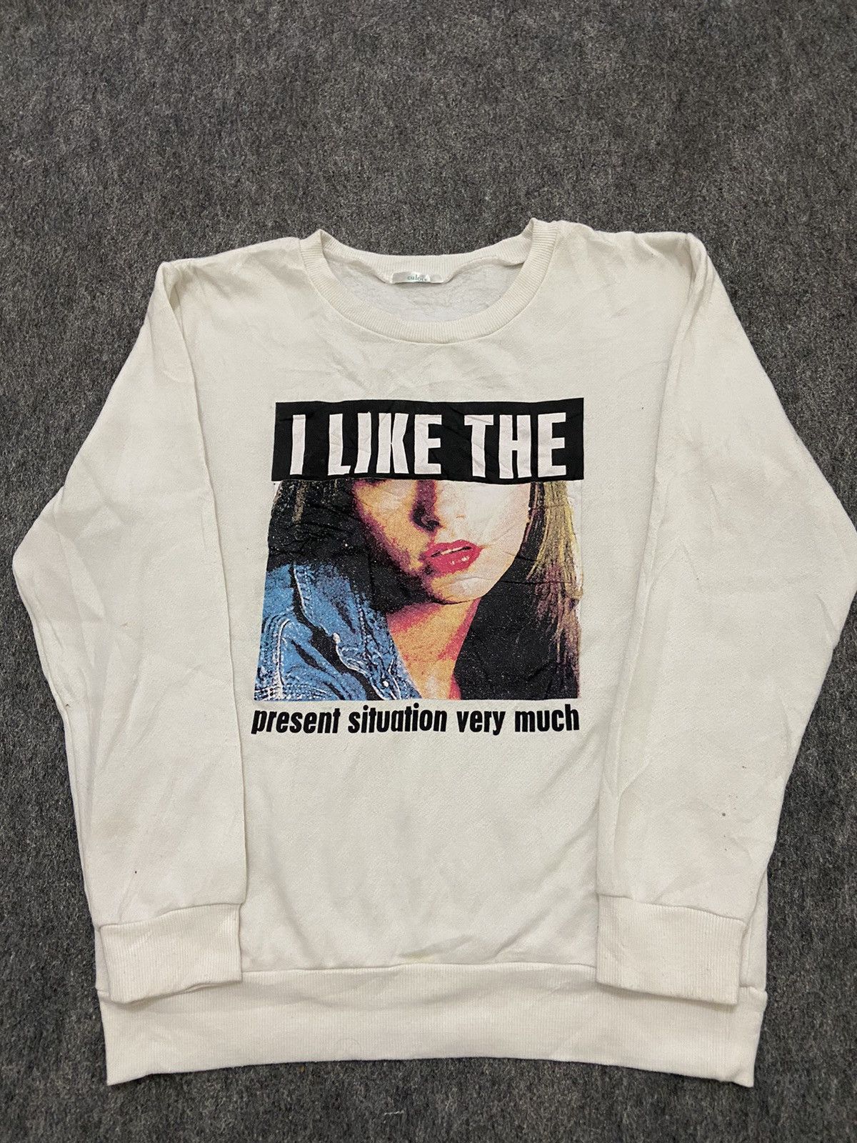 Beauty Beast Y2K culots sweatshirt women vintage Size L / US 10 / IT 46 - 3 Thumbnail
