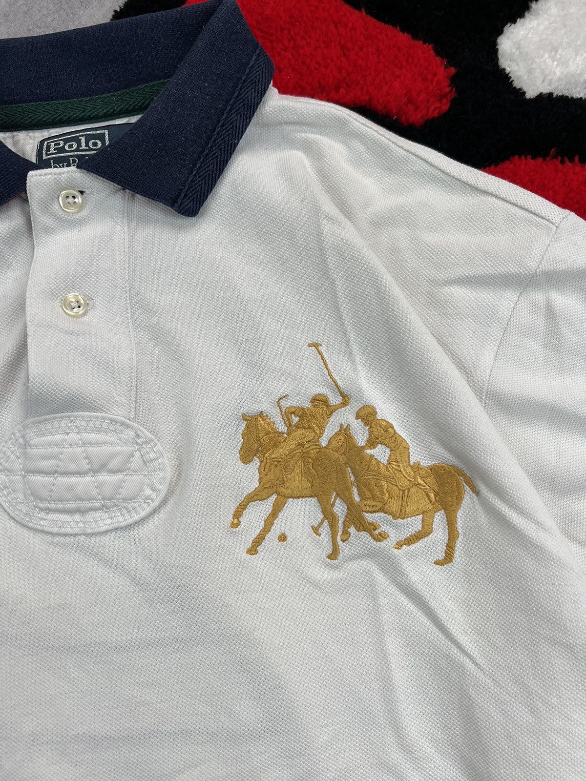 Polo Ralph Lauren × Ralph Lauren Vintage Polo Ralph Lauren Rugby Chief Keef Style Y2K Polo Size US L / EU 52-54 / 3 - 5 Thumbnail