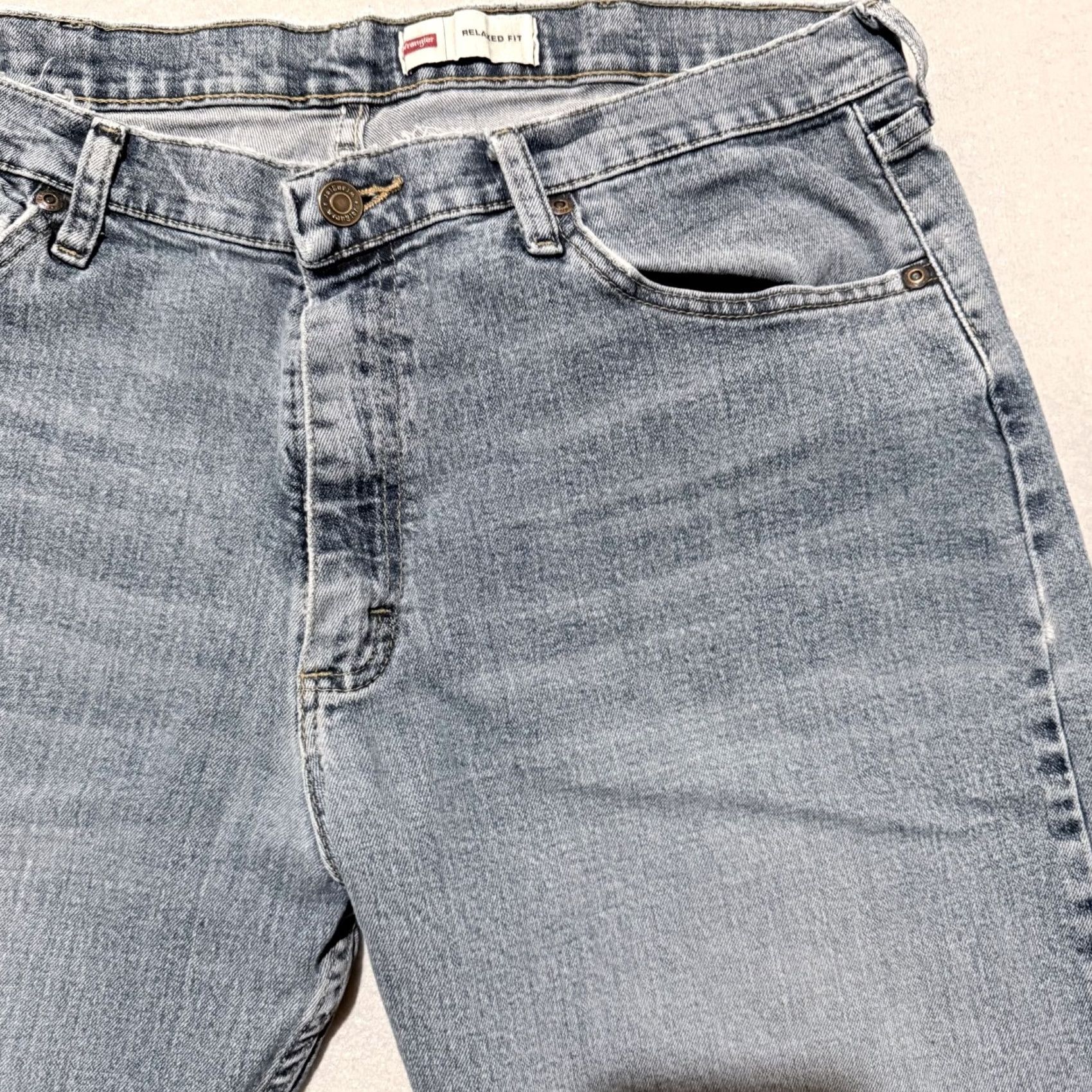 Wrangler Wrangler Authentics Jeans Men Blue Relaxed-Fit Straight-Leg - 36x30 Size US 36 / EU 52 - 3 Thumbnail