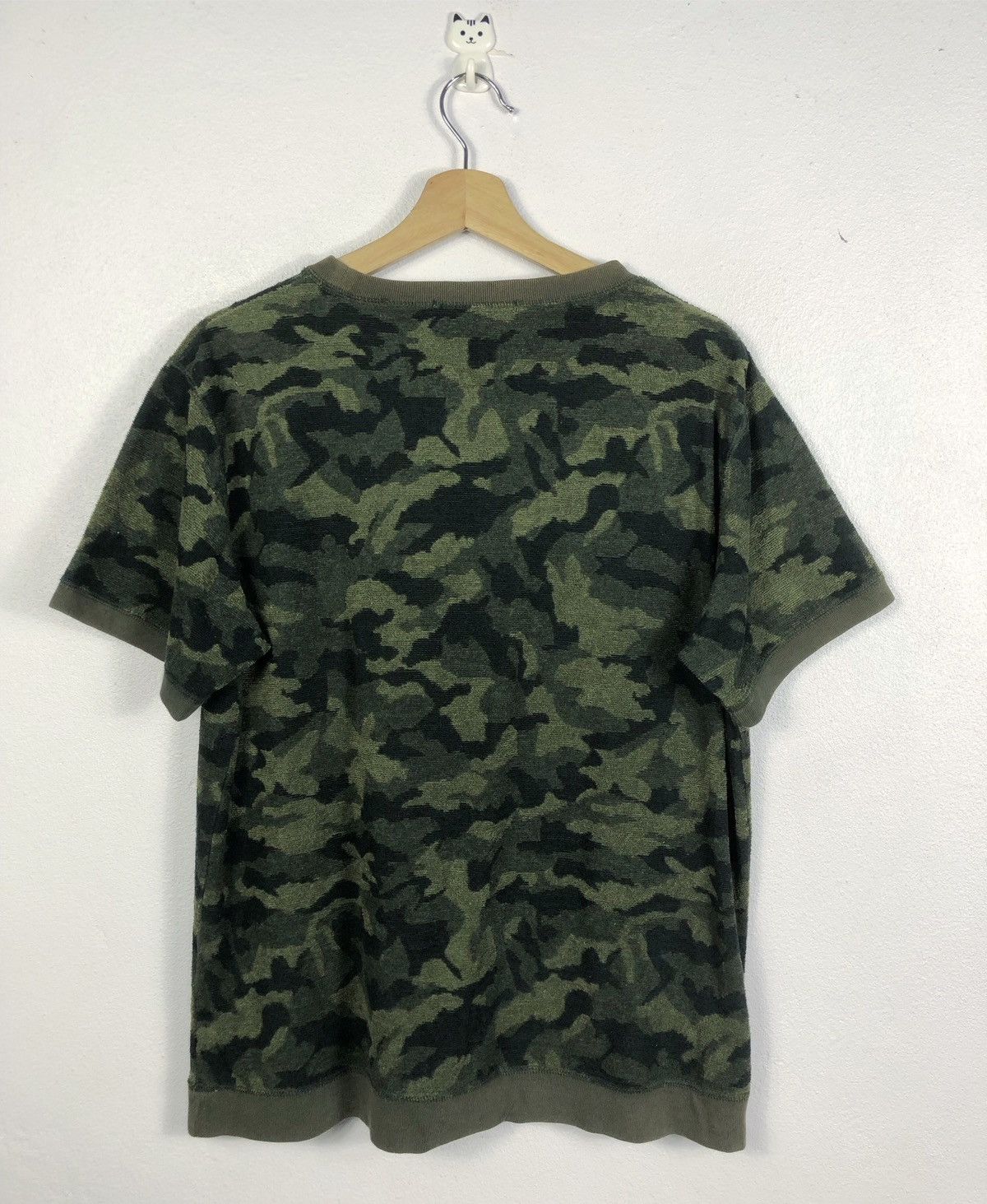 Japanese Brand × URBAN RESEARCH DOORS Rare Urban Research Doors Camo Fleece Tee Size US M / EU 48-50 / 2 - 7 Thumbnail