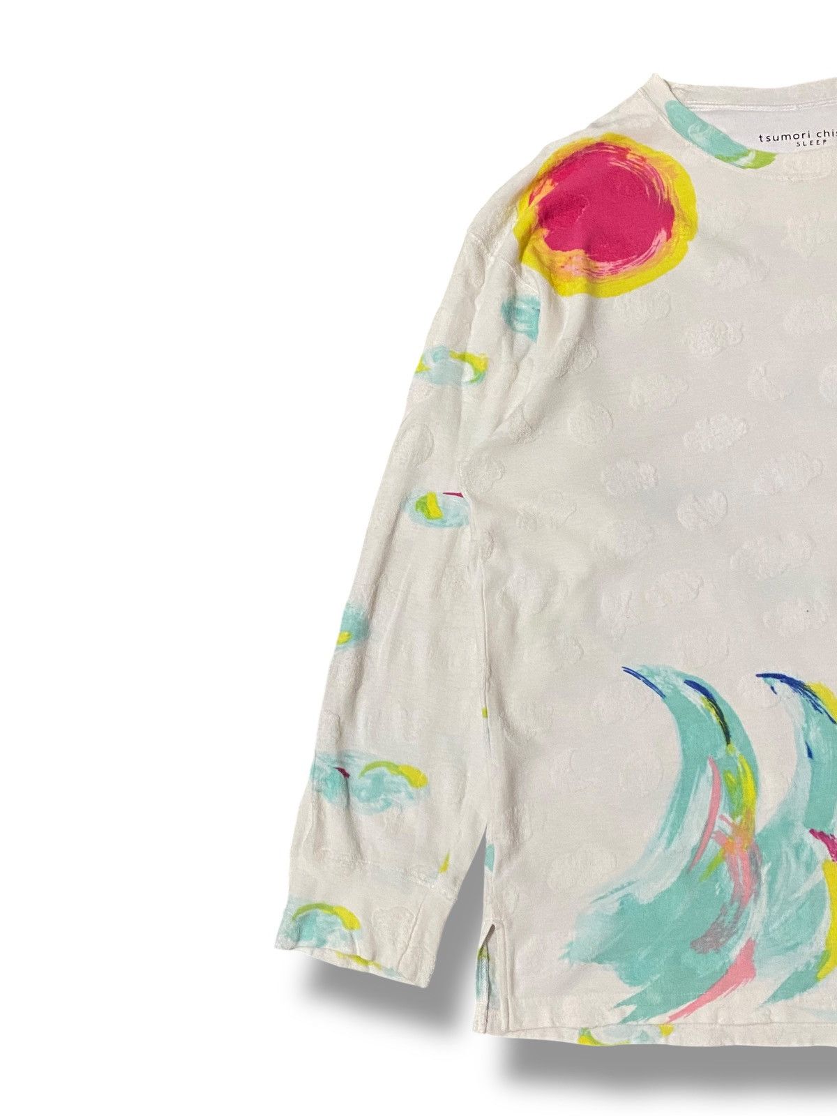 Designer × Japanese Brand × Tsumori Chisato Tsumori Chisato Sleep Loungewear Fullprint Cat On Rainbow Size US M / EU 48-50 / 2 - 3 Thumbnail
