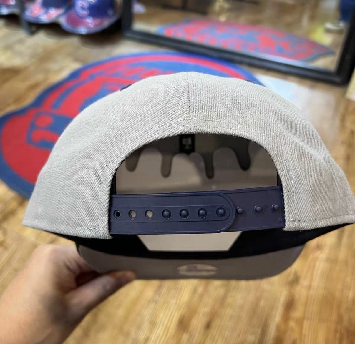 New Era New Era NCAA Georgetown Bulldogs Flat Brim Baseball Cap J32 Size ONE SIZE - 3 Thumbnail