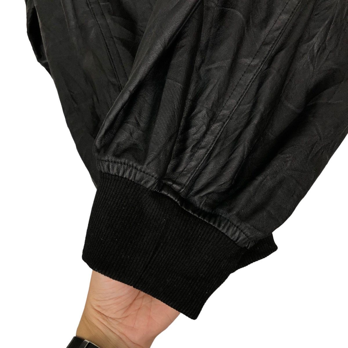 Japanese Brand VINTAGE BOMBER JACKET SATIN SUREVE ISSEY MIYAKE Size US L / EU 52-54 / 3 - 11 Thumbnail