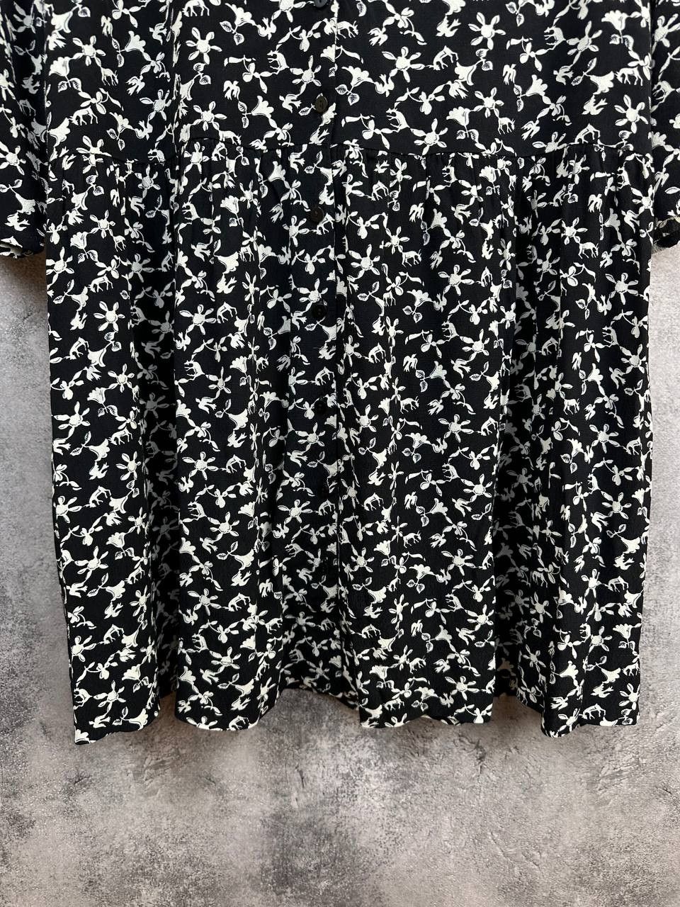 ba&sh RRP $300 Ba&sh Paris Floral Smock Style Dress French Chic Size L / US 10 / IT 46 - 7 Thumbnail