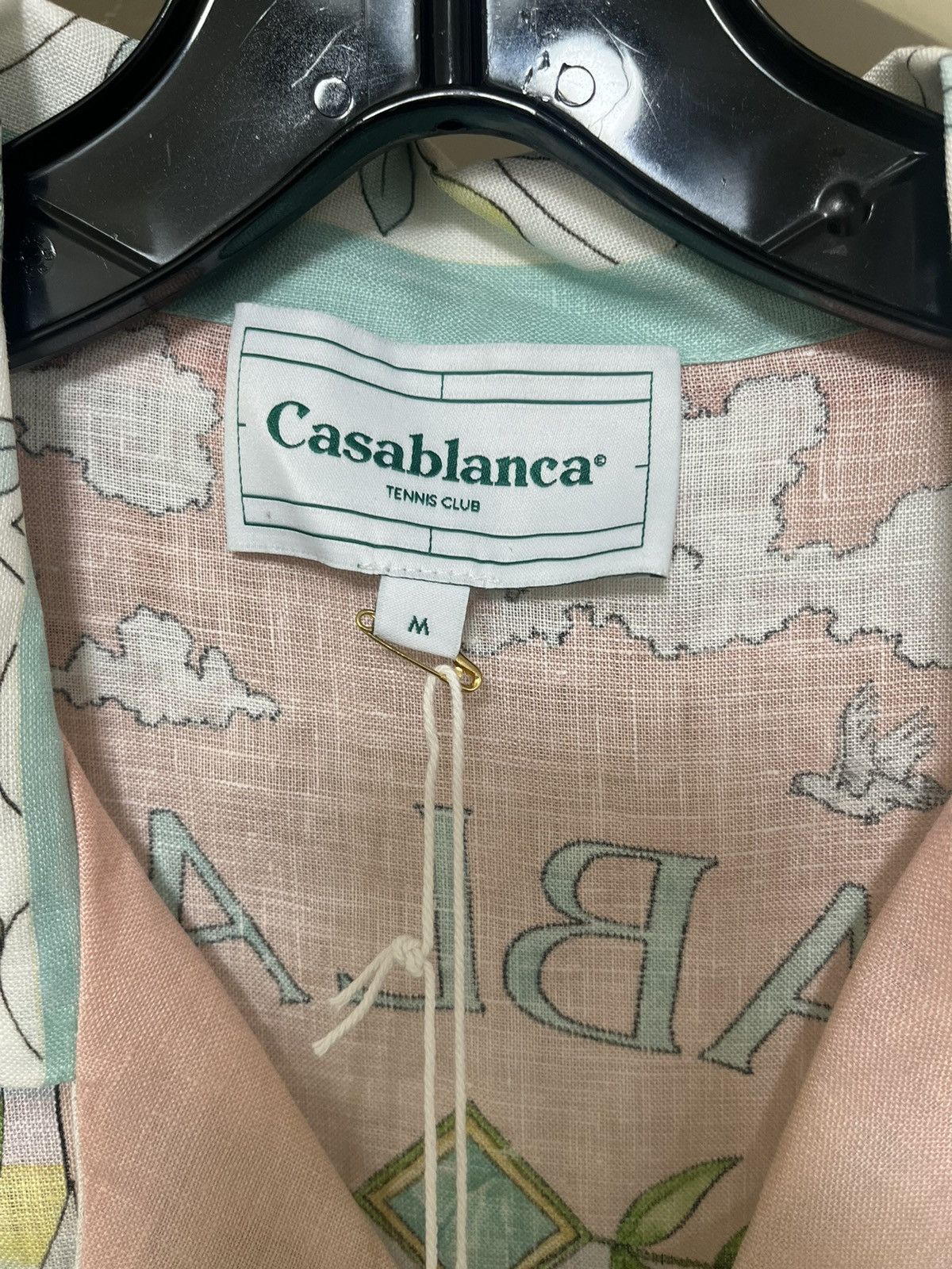 Casablanca Casablanca Cuban Collar Short Sleeve Shirt Sz M Size US M / EU 48-50 / 2 - 4 Thumbnail