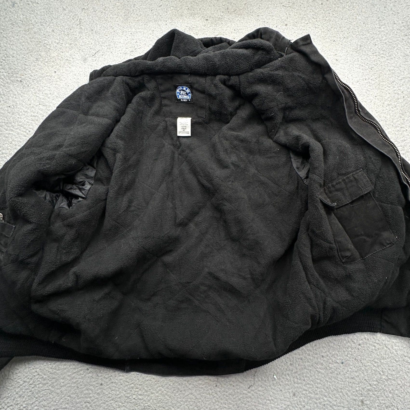Vintage VINTAGE Key Duck Canvas Fleece Lined Jacket Mens MT Black Hooded Bomber Jacket Size US M / EU 48-50 / 2 - 6 Thumbnail