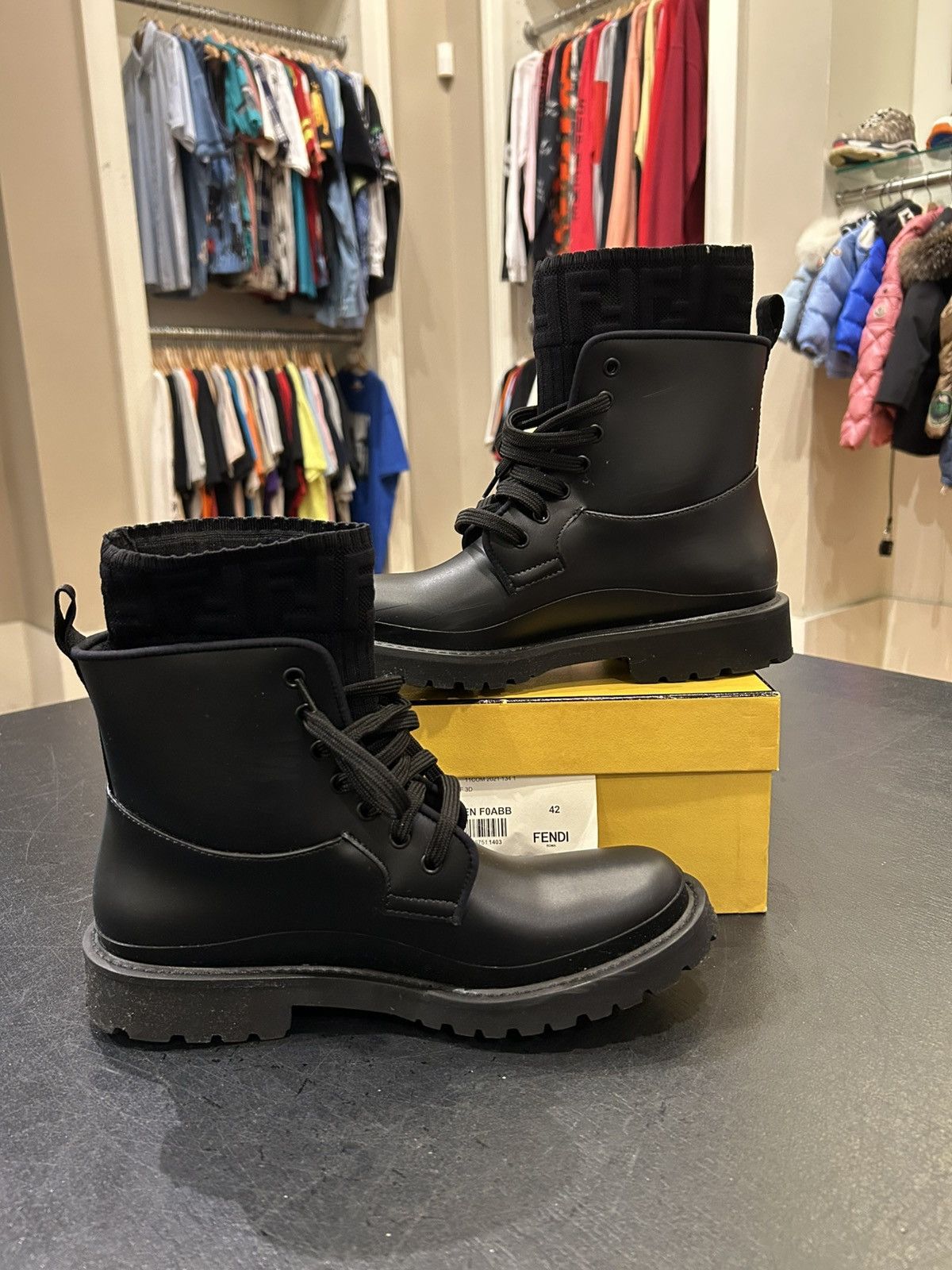 Fendi Fendi Rubber Boots Size US 9 / EU 42 - 2 Thumbnail