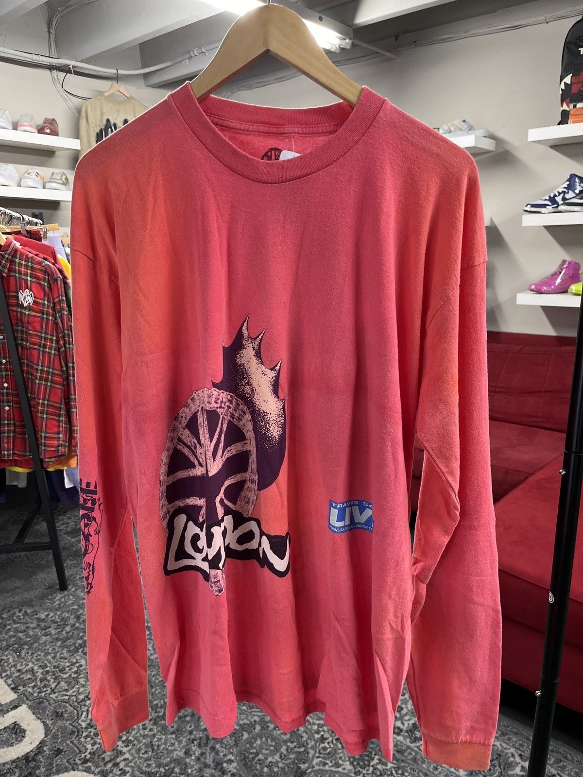 Travis Scott Travis Scott O2 Live Tie-Dye Long Sleeve T-Shirt Size US L / EU 52-54 / 3 - 1 Thumbnail