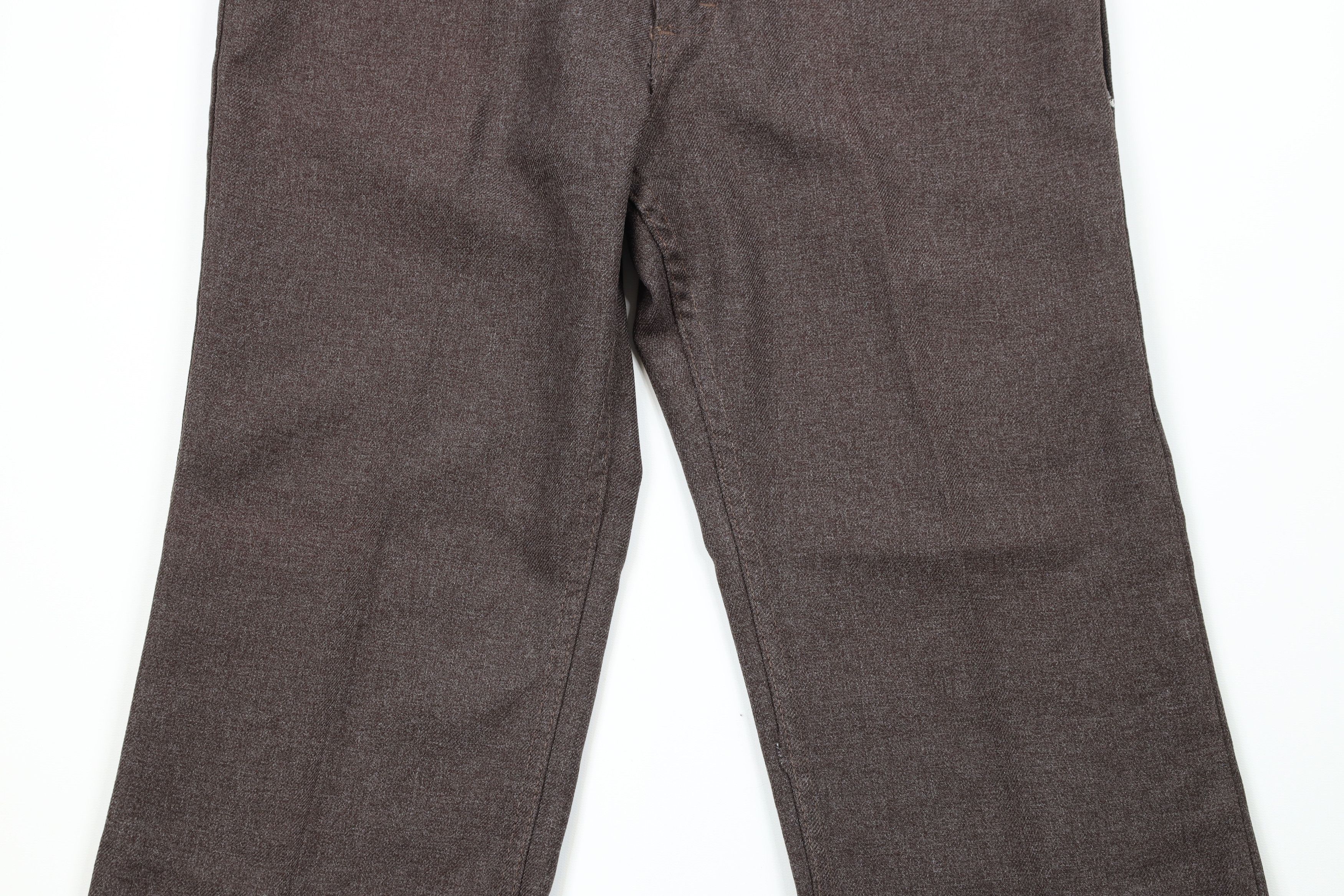 Vintage × Wrangler Vintage 90s Wrangler Wide Leg Pants Heather Brown USA Size US 36 / EU 52 - 3 Thumbnail