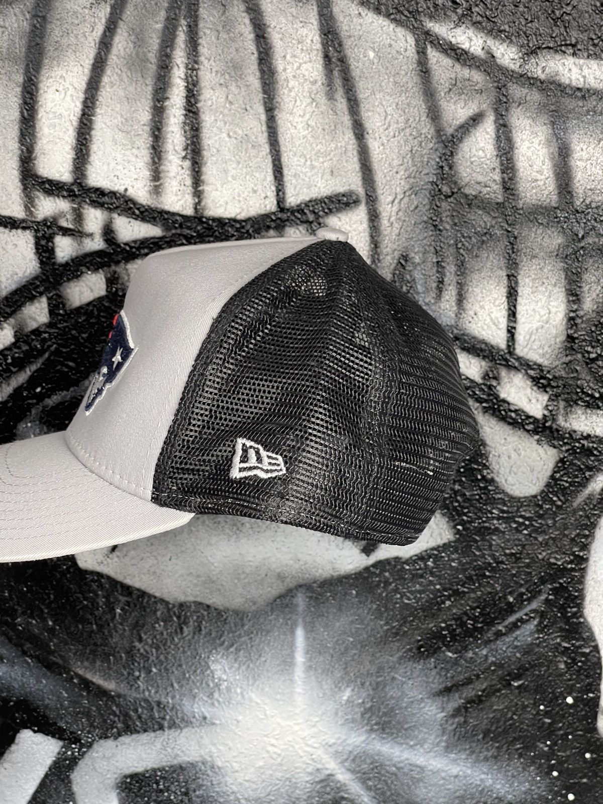 New Era Patriots New Era Y2K Trucker Cap Hat One Size Fits Size ONE SIZE - 7 Thumbnail