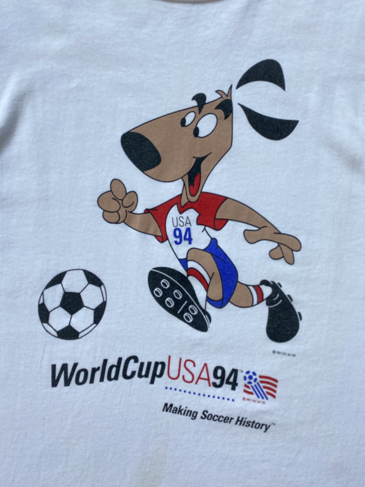 Vintage White 1994 USA World Cup Tee🏆✨🇺🇸 Size US M / EU 48-50 / 2 - 3 Thumbnail