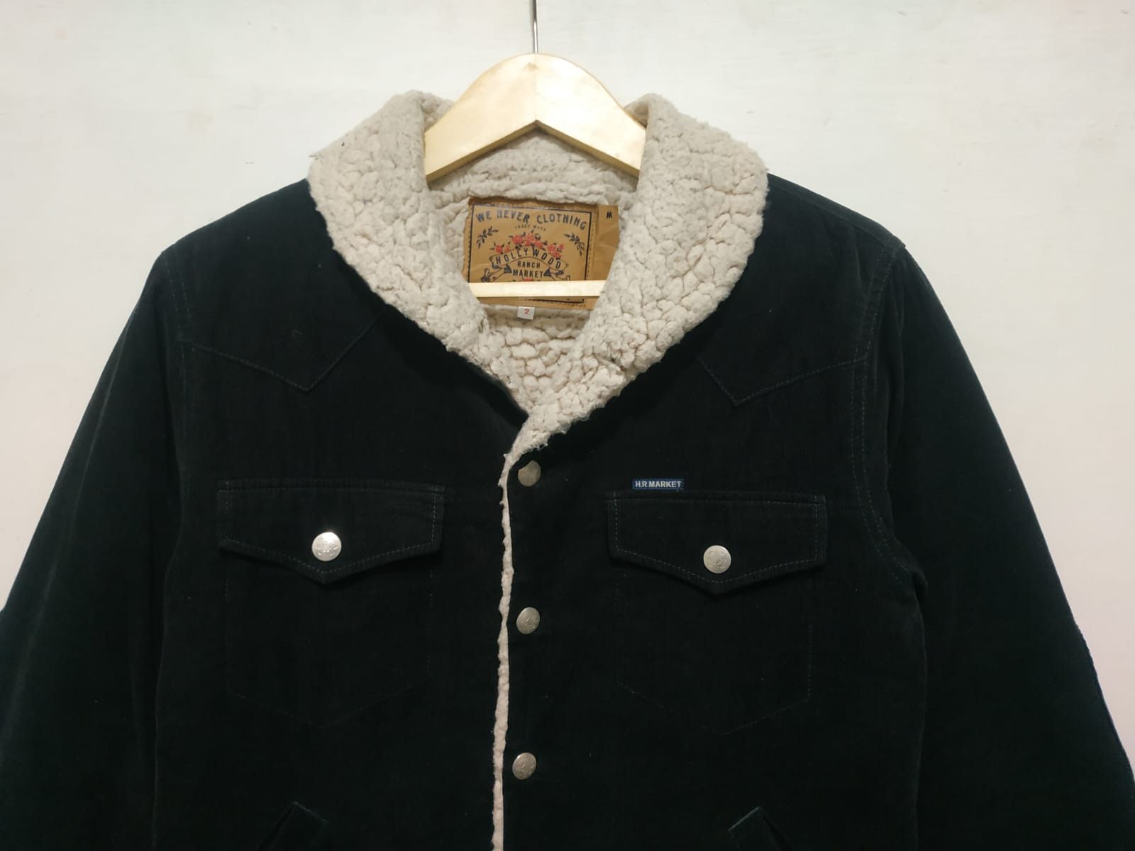 Blue Blue Japan Fit S to M, HR Market Corduroy Shawl Collar Sherpa Jacket Size US M / EU 48-50 / 2 - 7 Thumbnail