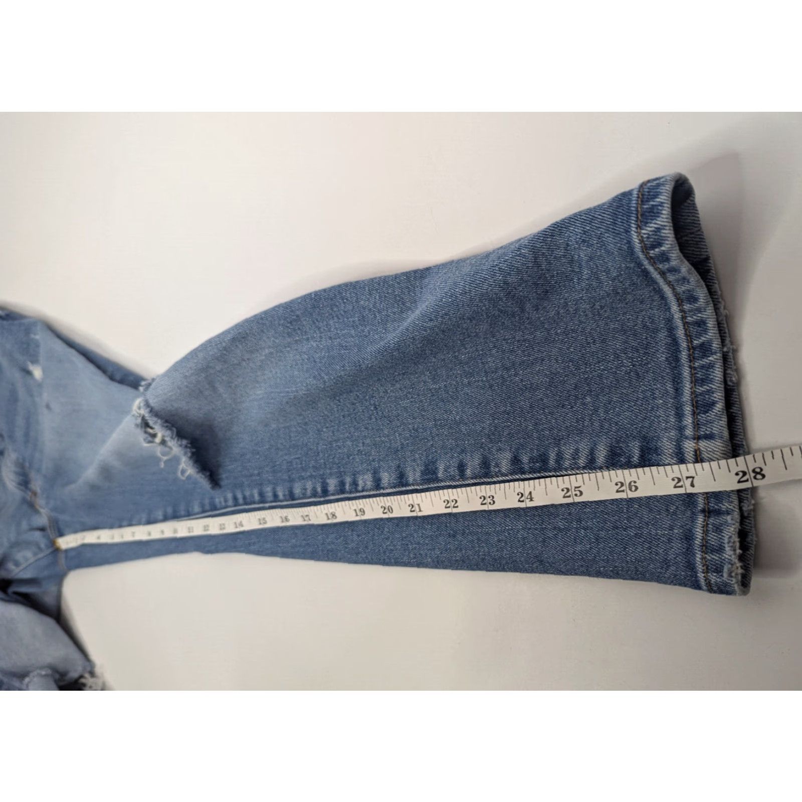 Good American Good American Jeans Slim Straight 5-Pocket Denim GCKSL67T Size 29 Blue Women Size 29" - 7 Thumbnail