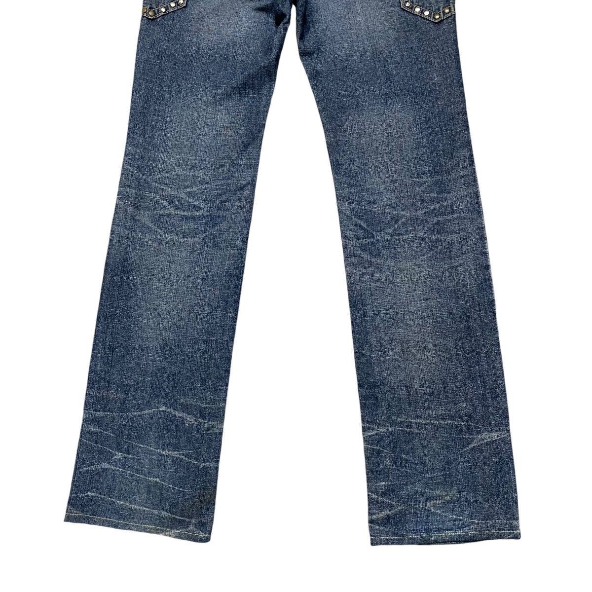 ABAHOUSE ABAHOUSE Rusty Denim Studded Jeans Size US 31 - 12 Thumbnail