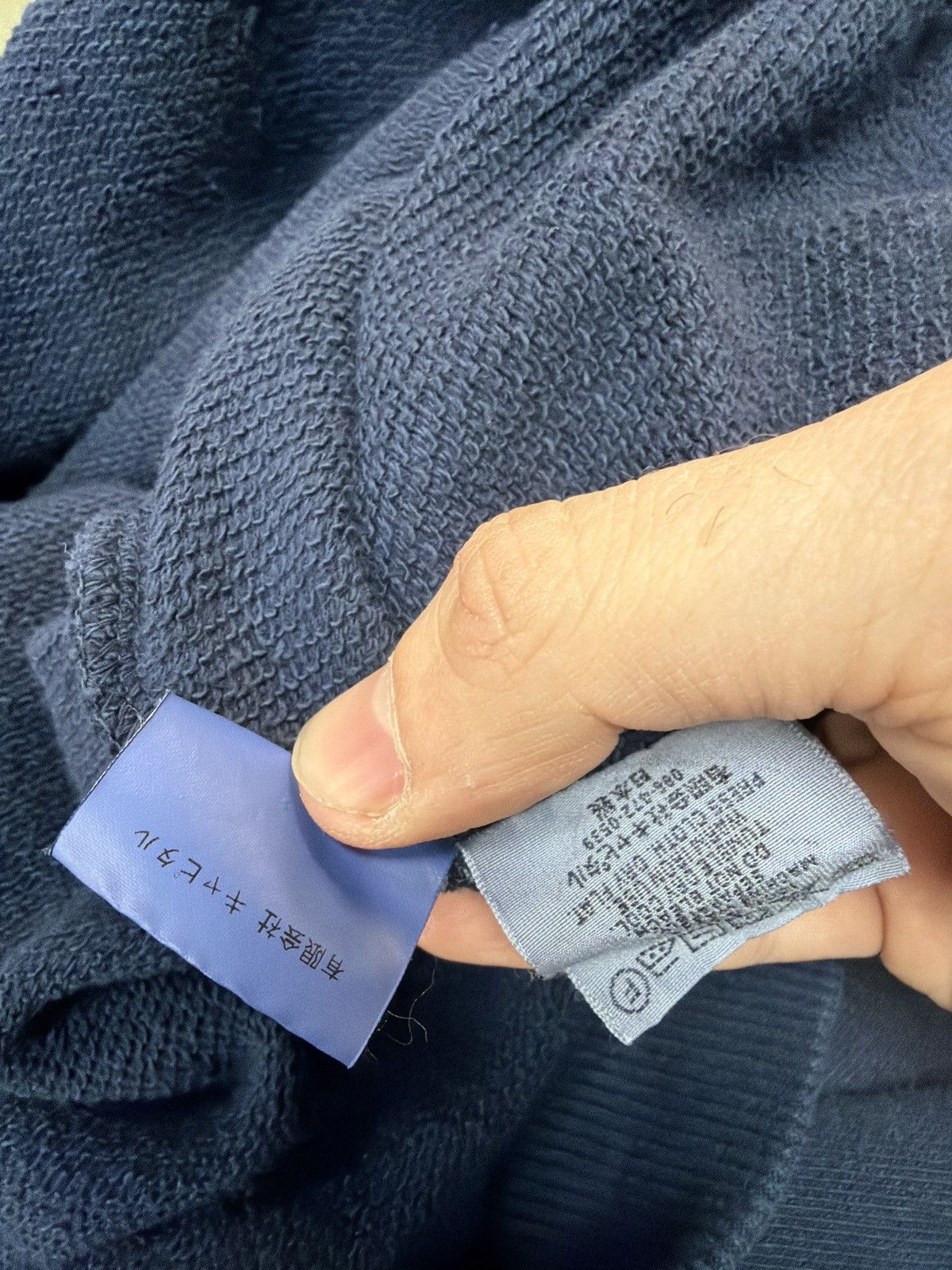 Kapital Kapital Logo Hooded Sweatshirt Navy Size US L / EU 52-54 / 3 - 4 Thumbnail