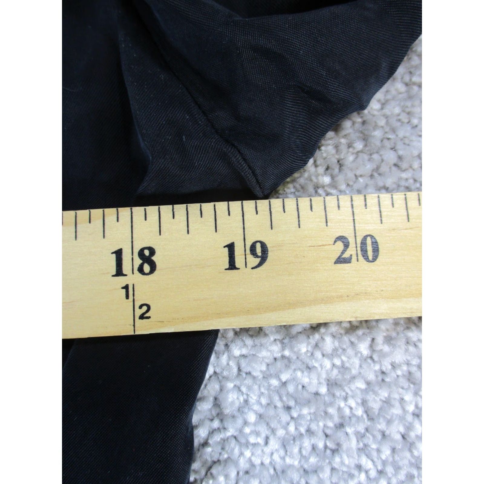 Madewell VINTAGE Madewell Shirt Women 14 Black Blouse V-Neck Long Sleeve Pullover Cupro Blouse Womens 14 Black Madewell Shirt Size XL / US 12-14 / IT 48-50 - 6 Thumbnail