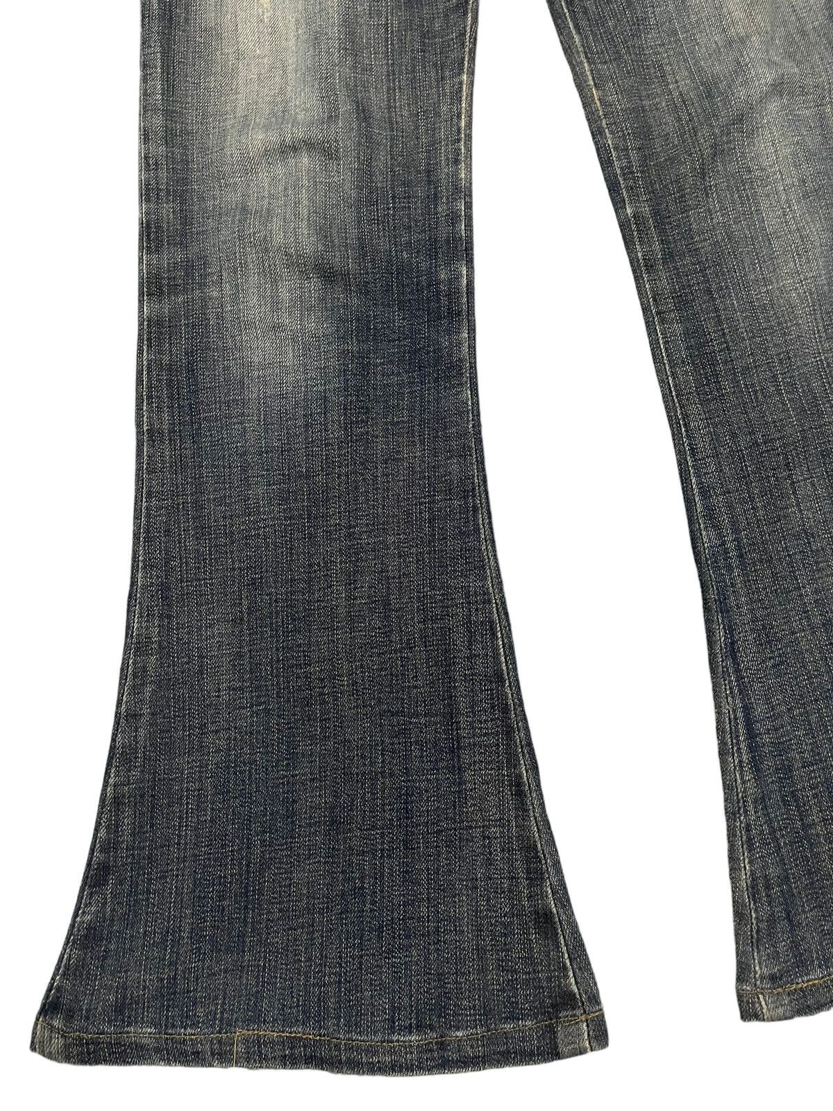 14th Addiction Vintage Japanese Brand Blue Wash Style Flare Jeans Size US 29 - 5 Thumbnail