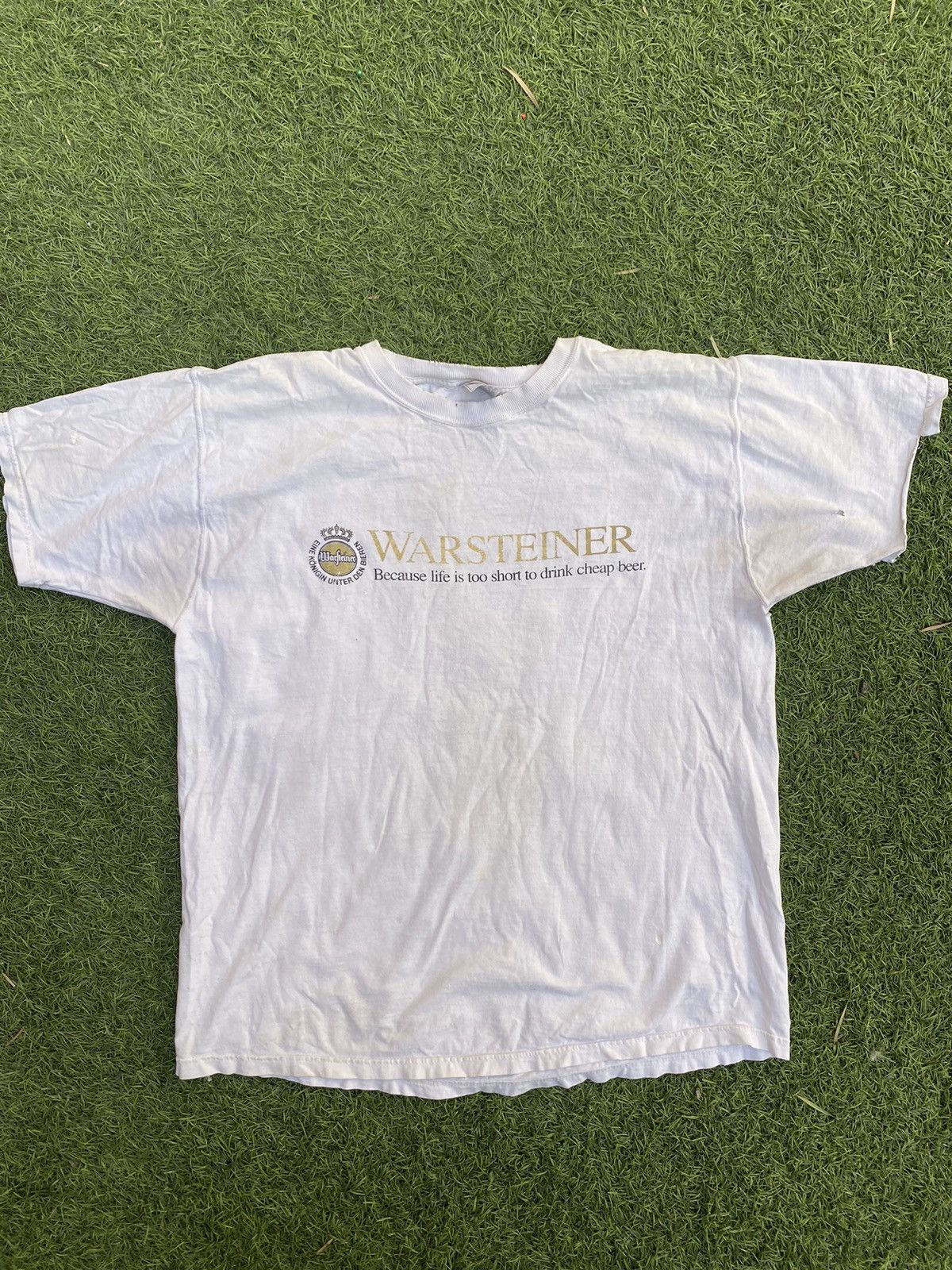 Vintage WARSTEINER BEER SHIRT 90s Size US L / EU 52-54 / 3 - 1 Thumbnail