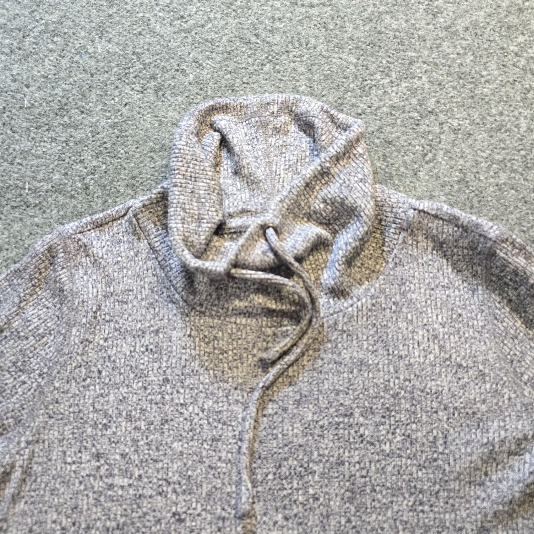 J. Jill J. Jill Shirt Women Medium Blue Thermal Cowl Neck Textured Knit Casual Lounge Size M / US 6-8 / IT 42-44 - 2 Thumbnail