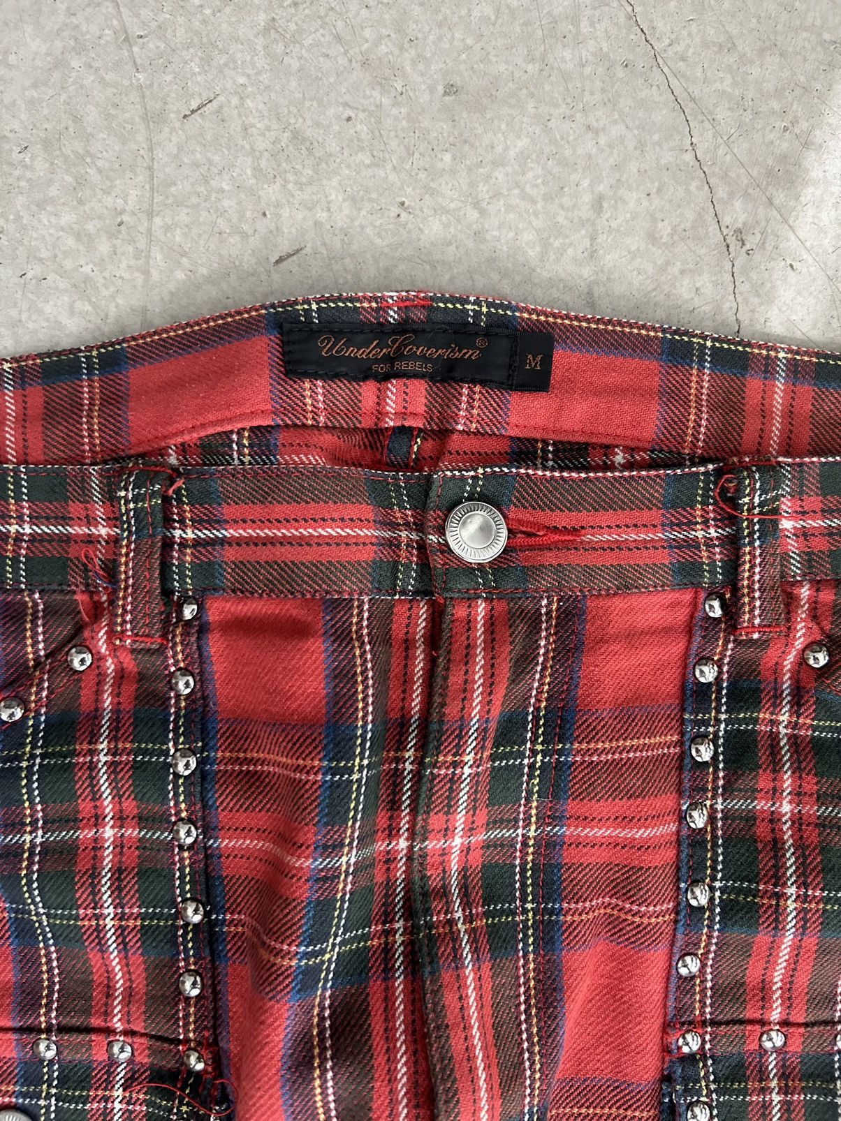 Undercover Undercover Plaid Denim Size US 31 - 4 Thumbnail