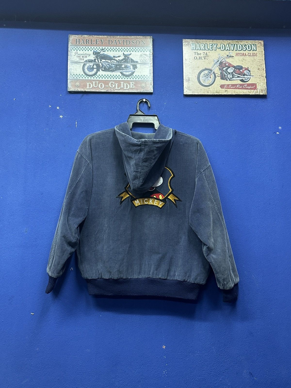 Disney × Mickey Mouse × Vintage Rare🔥 Reversible Micky Mouse Baggy Jacket Size US XL / EU 56 / 4 - 12 Thumbnail