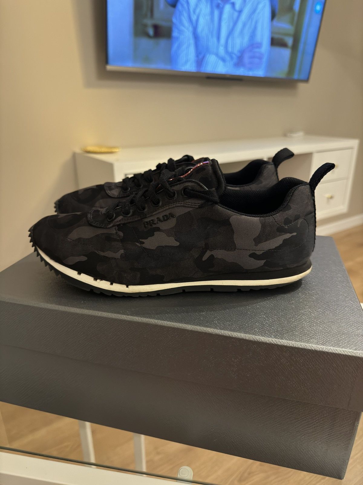 Prada Prada camouflage sneakers casual low nylon #cyber24 Size US 9 / EU 42 - 5 Thumbnail