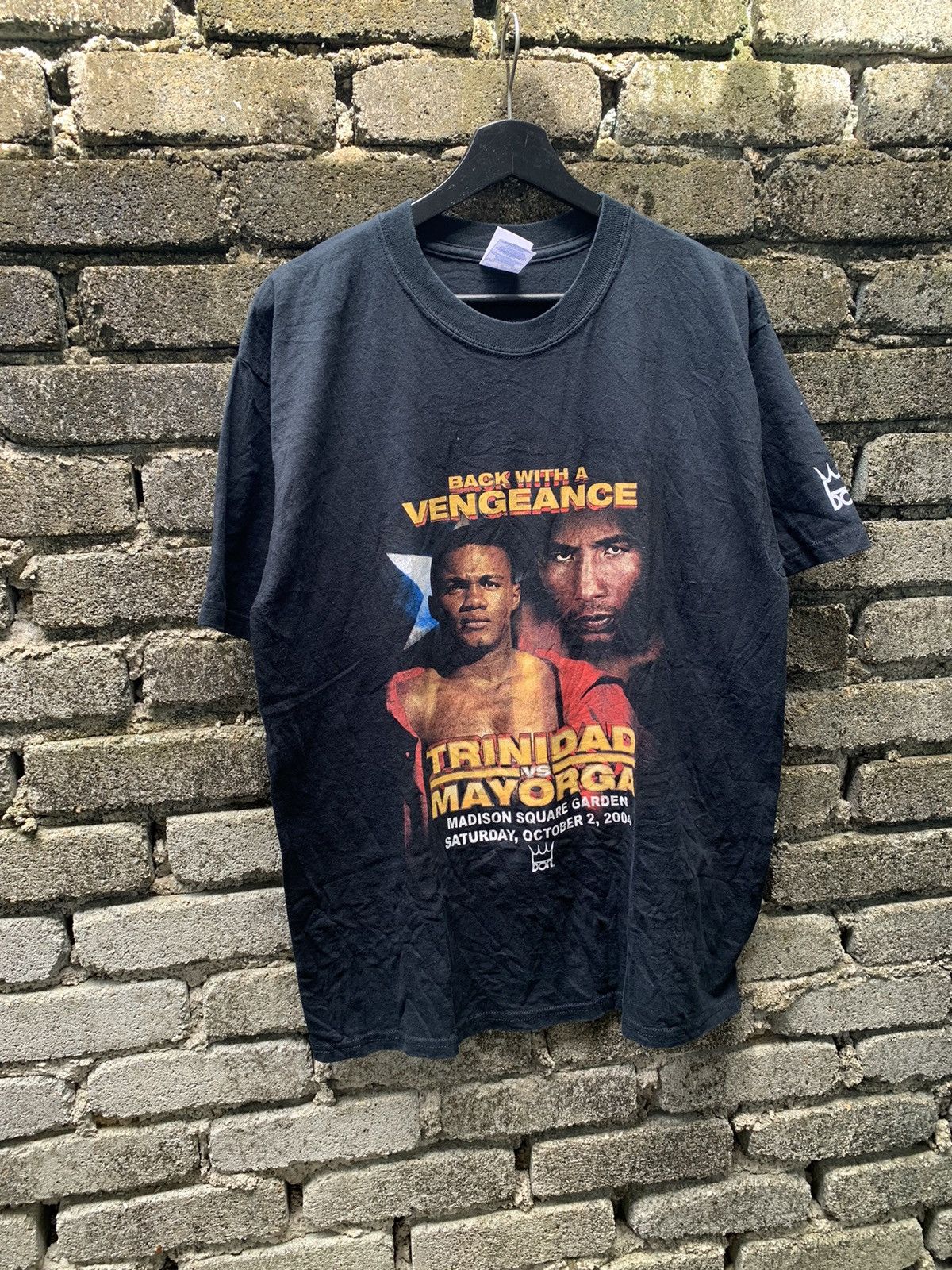 Vintage Vintage Y2K Felix Trinidad Vs Ricardo Mayorga Boxing Tees Size US L / EU 52-54 / 3 - 3 Thumbnail